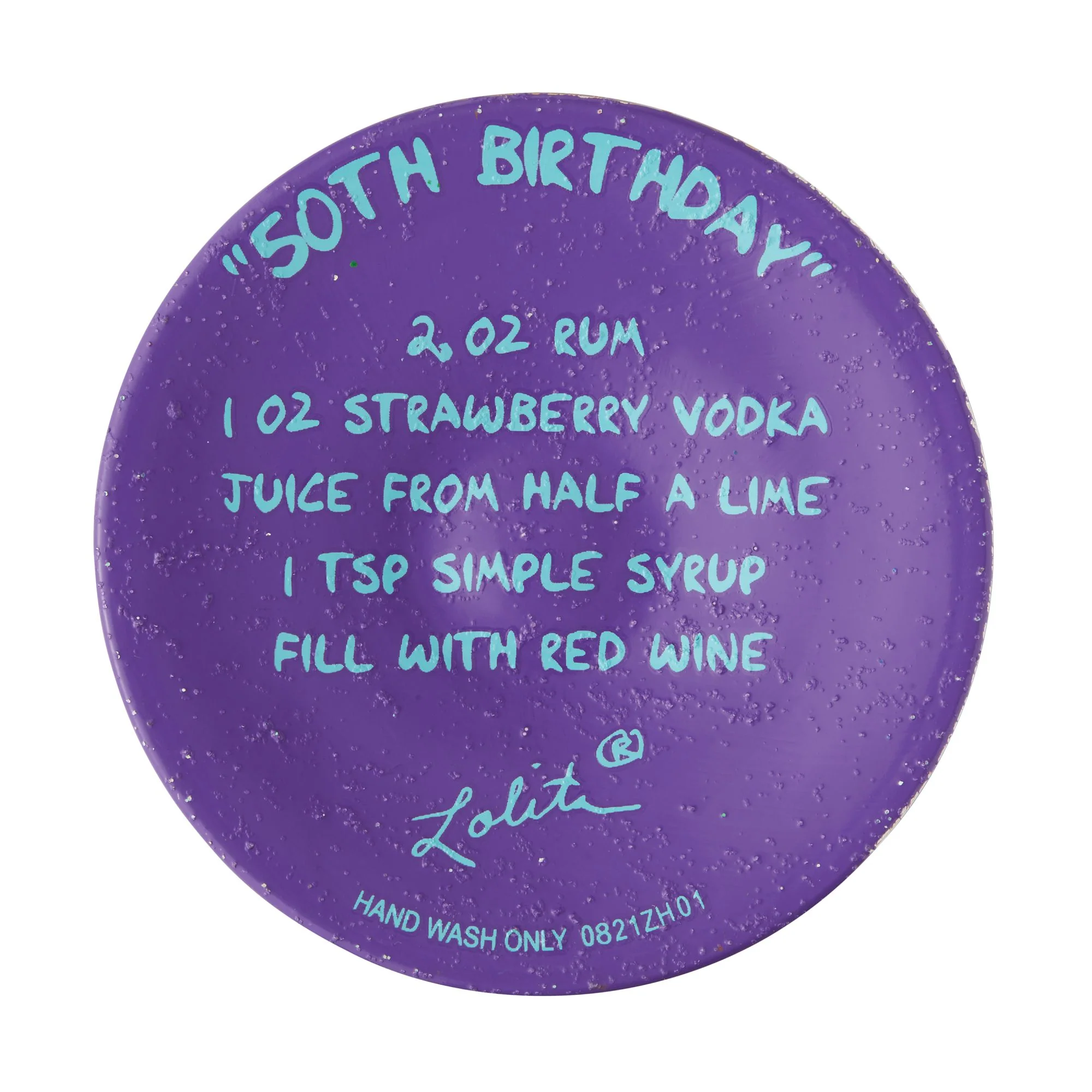 Happy 50th Birthday Wine Glass by Lolita - Image 7