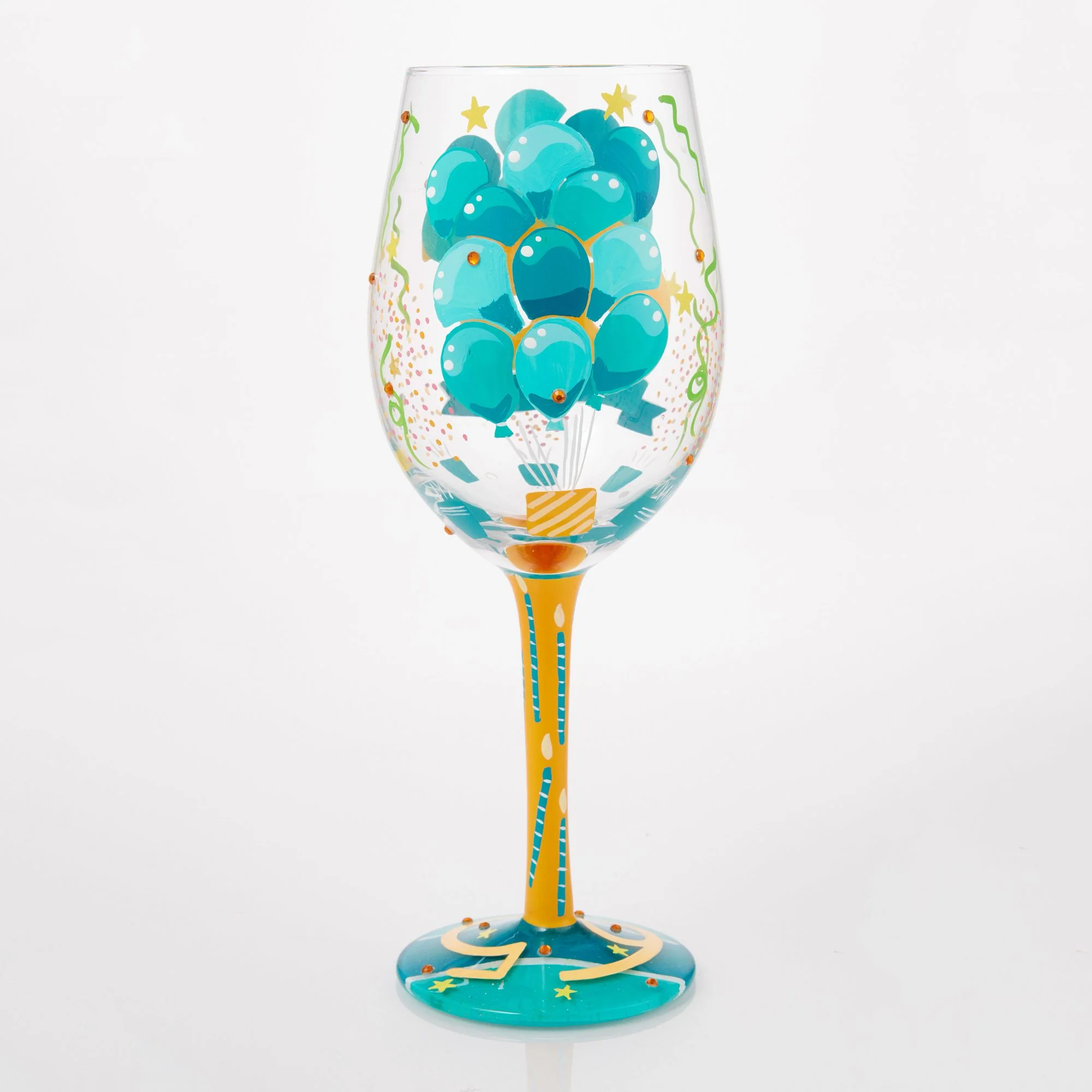 Happy 65th Birthday Wine Glass - Image 4
