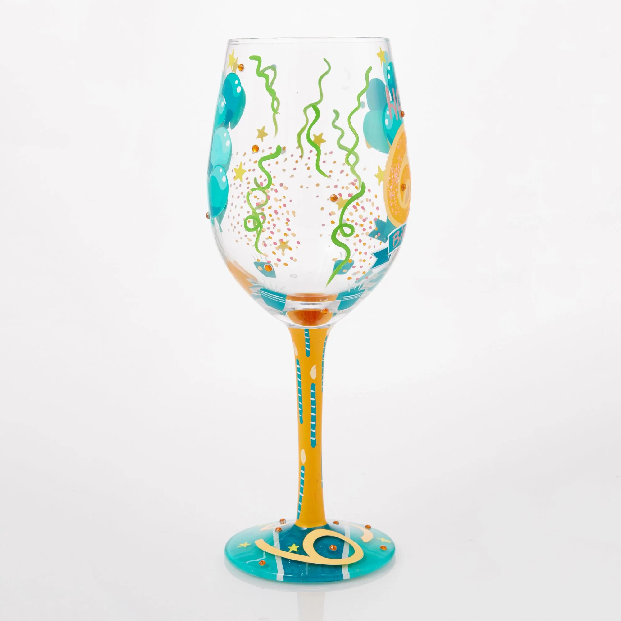 Happy 65th Birthday Wine Glass - Image 5