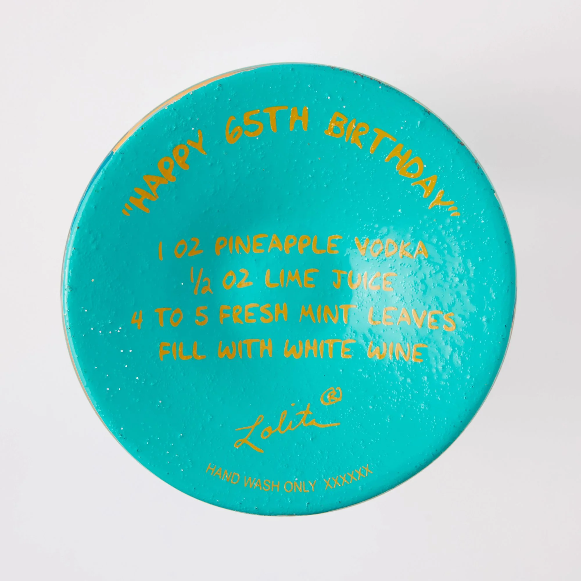 Happy 65th Birthday Wine Glass - Image 7