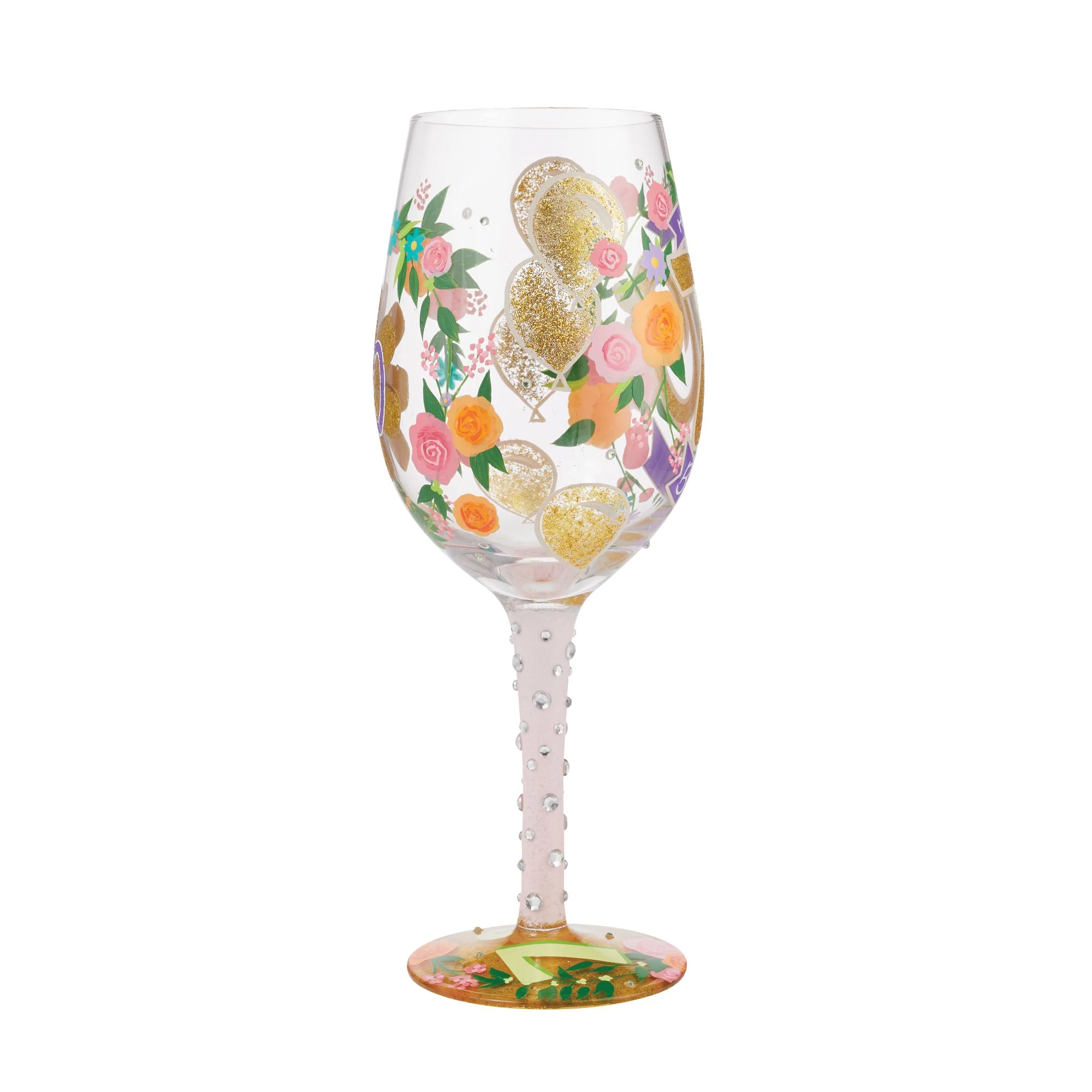 Happy 70th Birthday Wine Glass by Lolita - Image 5