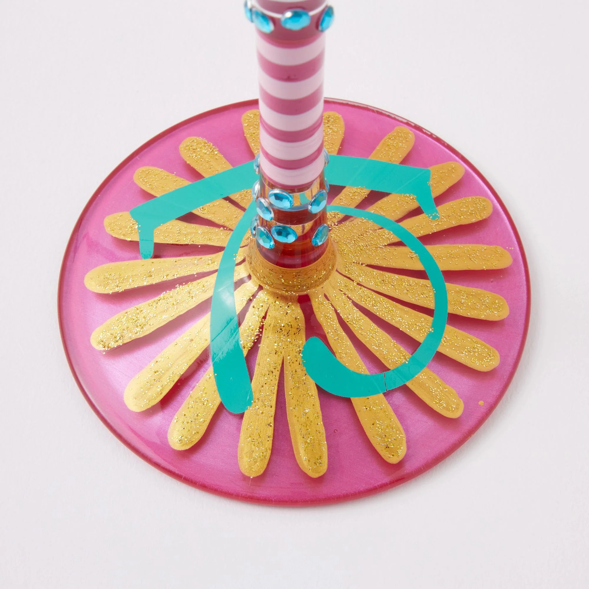 Happy 75th Birthday Wine Glass - Image 6