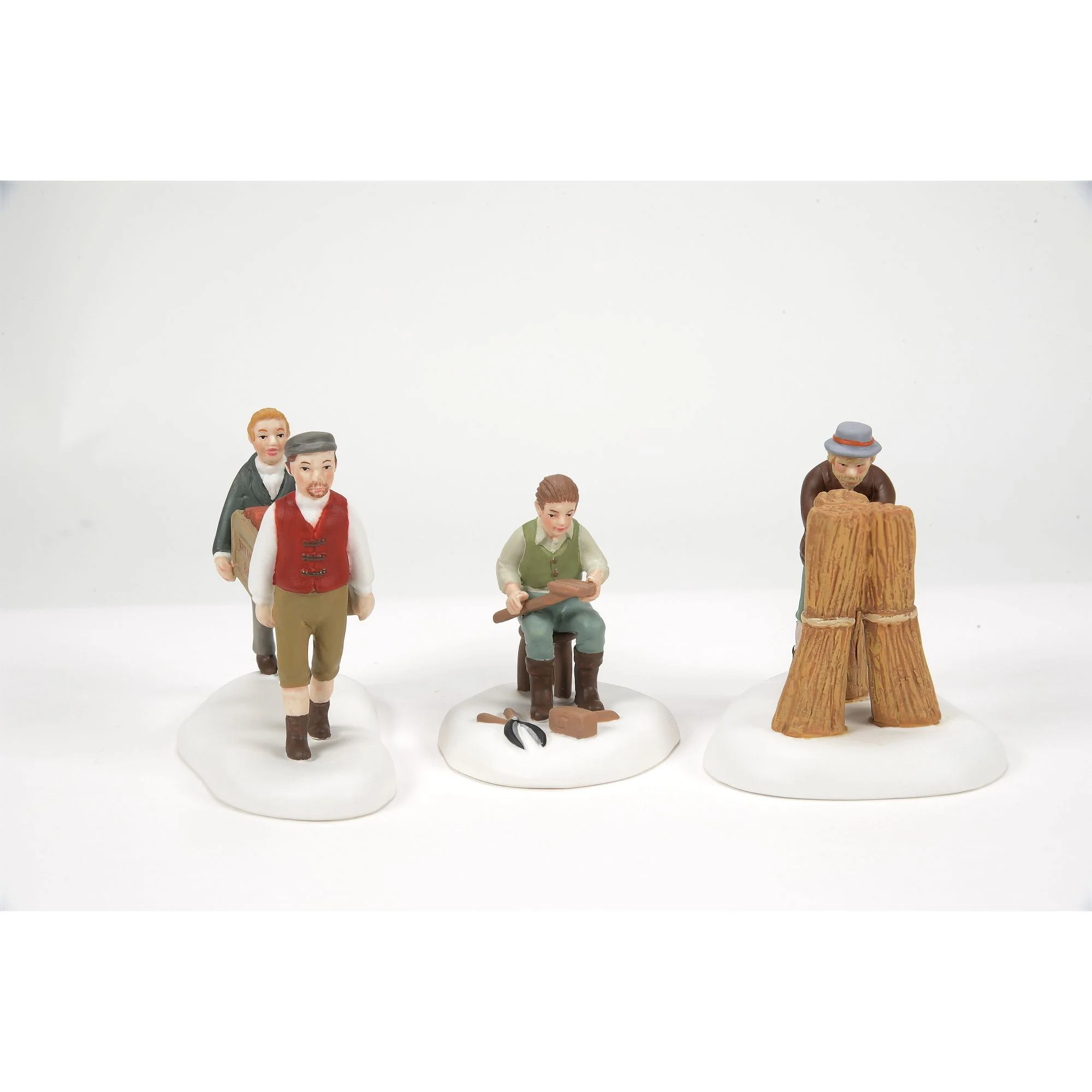 Harvesting Progress - 3 Piece Figurines - Dickens Village - Image 2