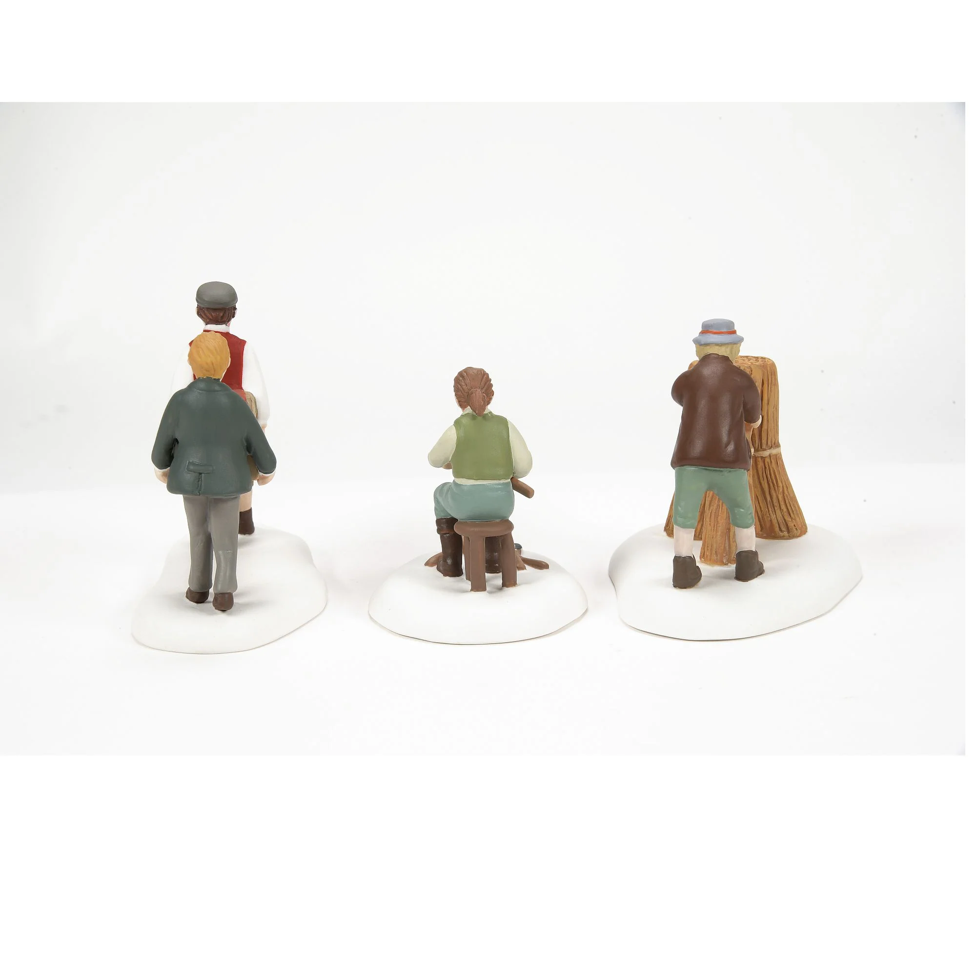 Harvesting Progress - 3 Piece Figurines - Dickens Village - Image 4