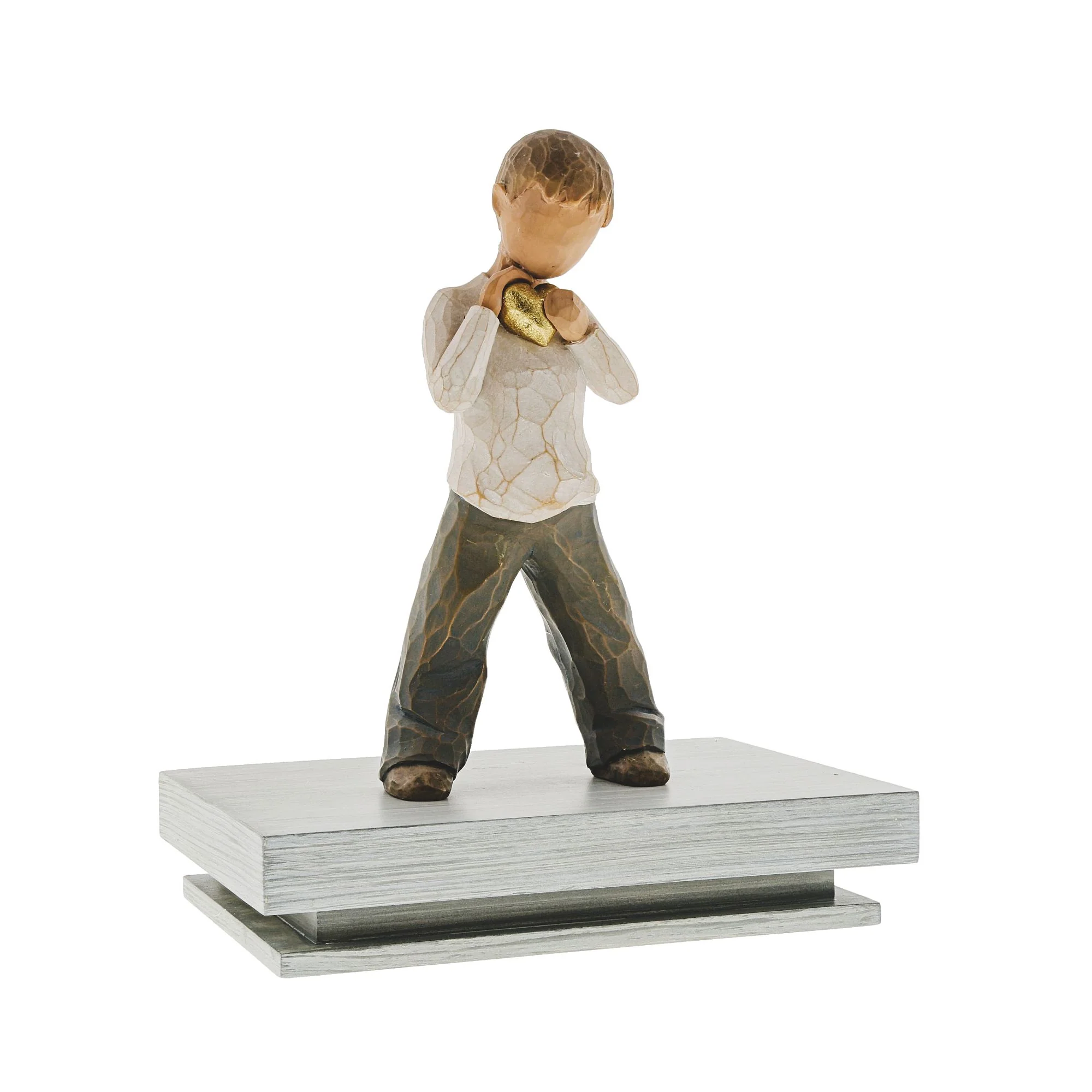 Heart of Gold - Boy Figurine by Willow Tree - Image 3