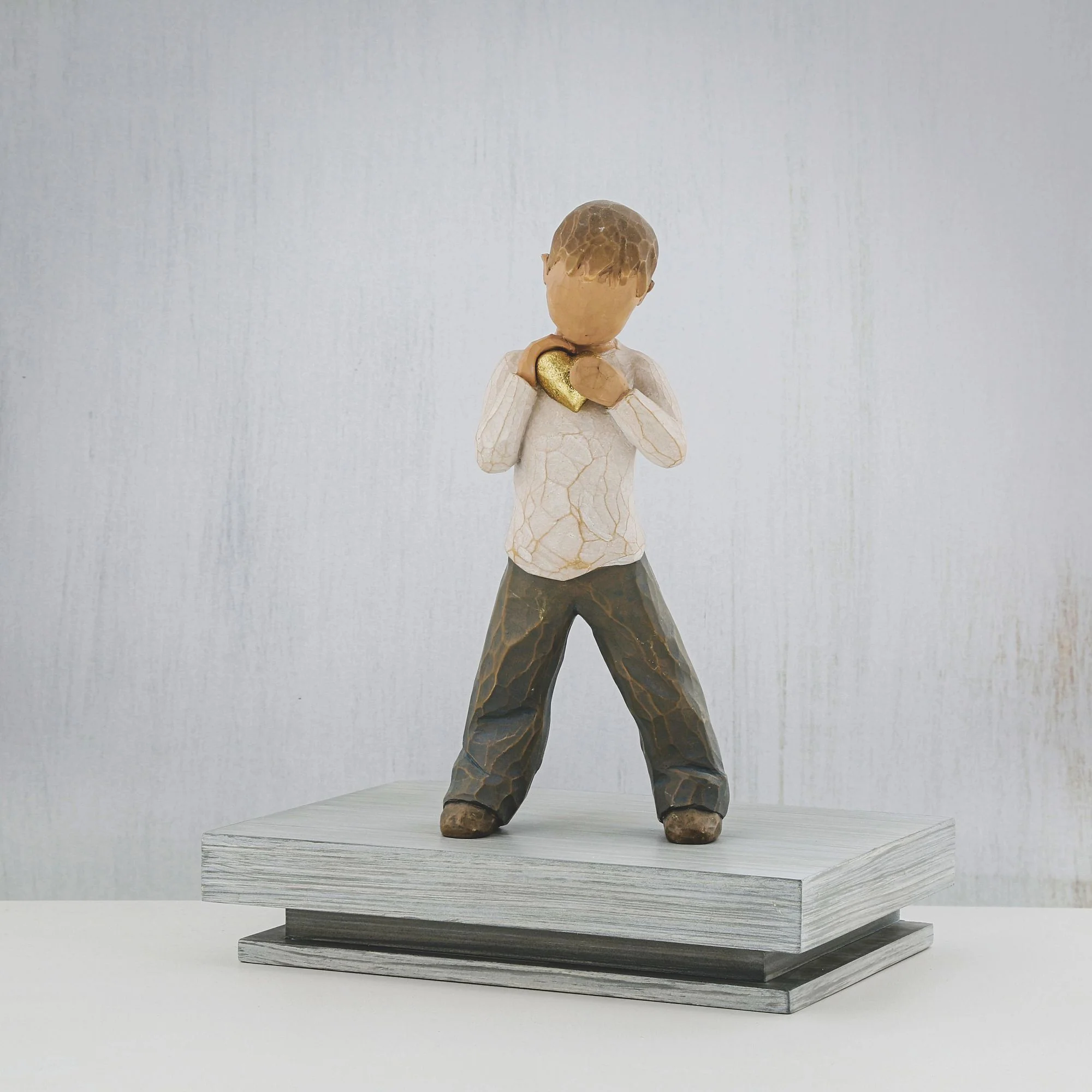 Heart of Gold - Boy Figurine by Willow Tree - Image 4