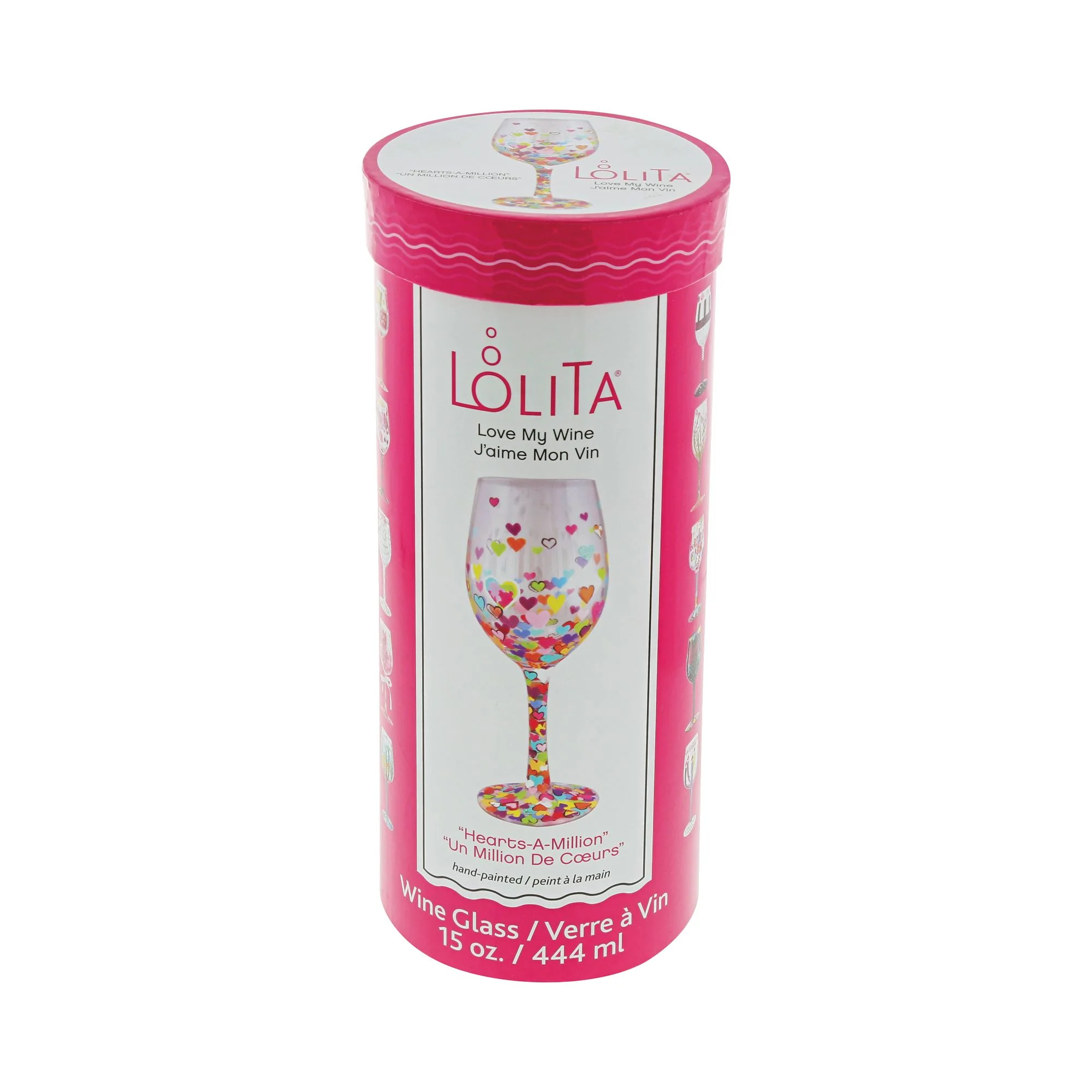 Hearts-A-Million Wine Glass by Lolita - Image 6