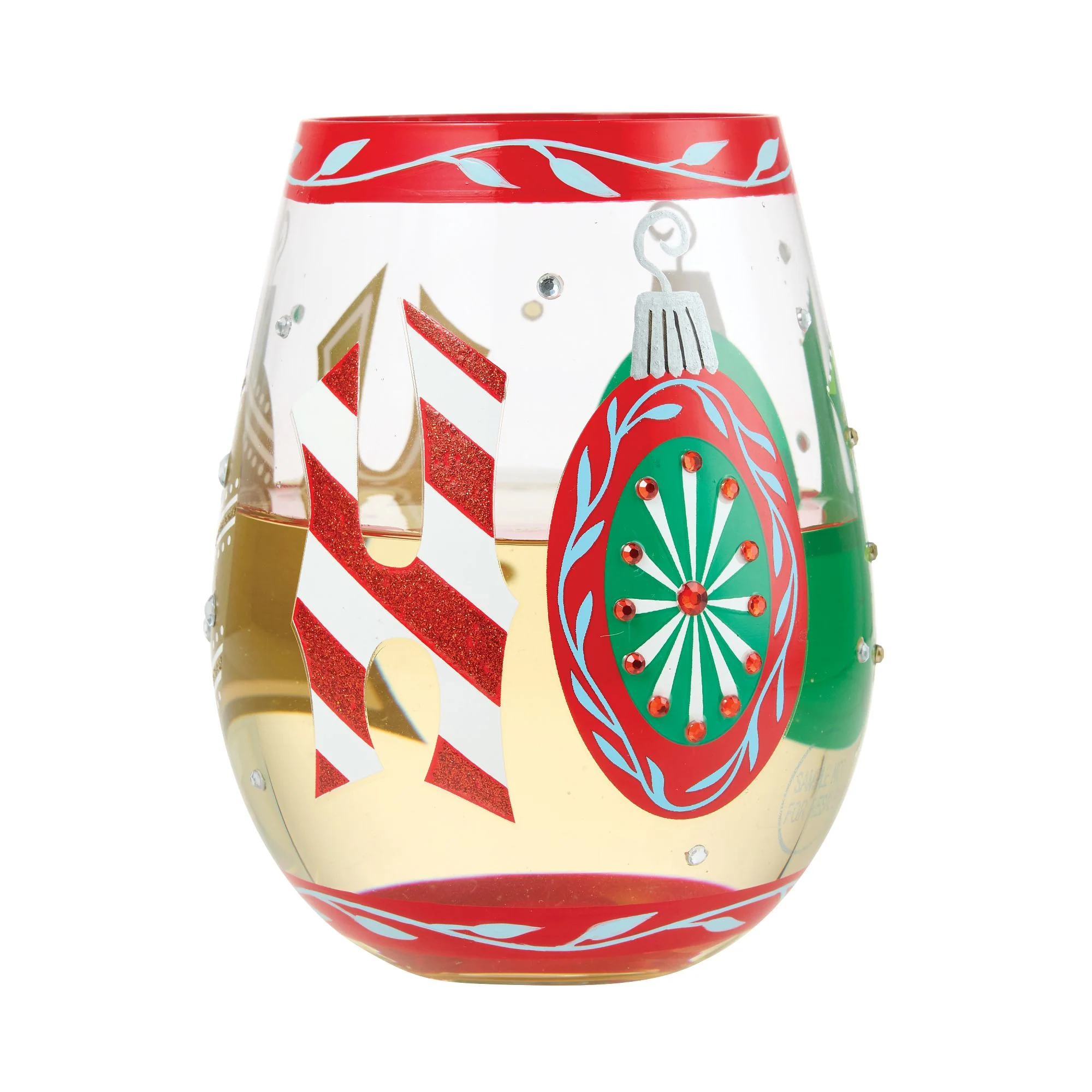 Ho Ho Ho Stemless Glass - Image 2