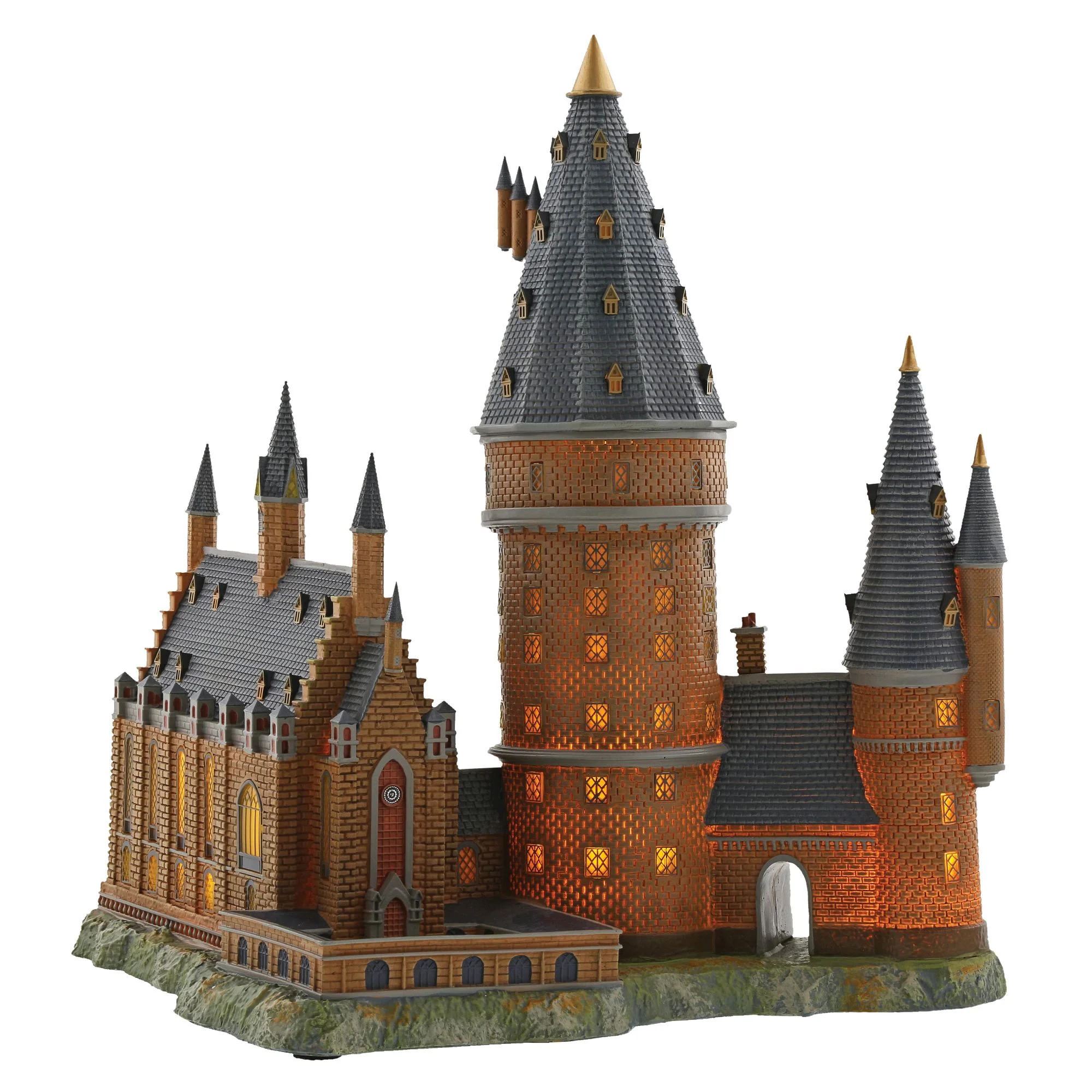 Hogwarts Great Hall and Tower Illuminated Model Building- Harry Potter Village by D56 - Image 2