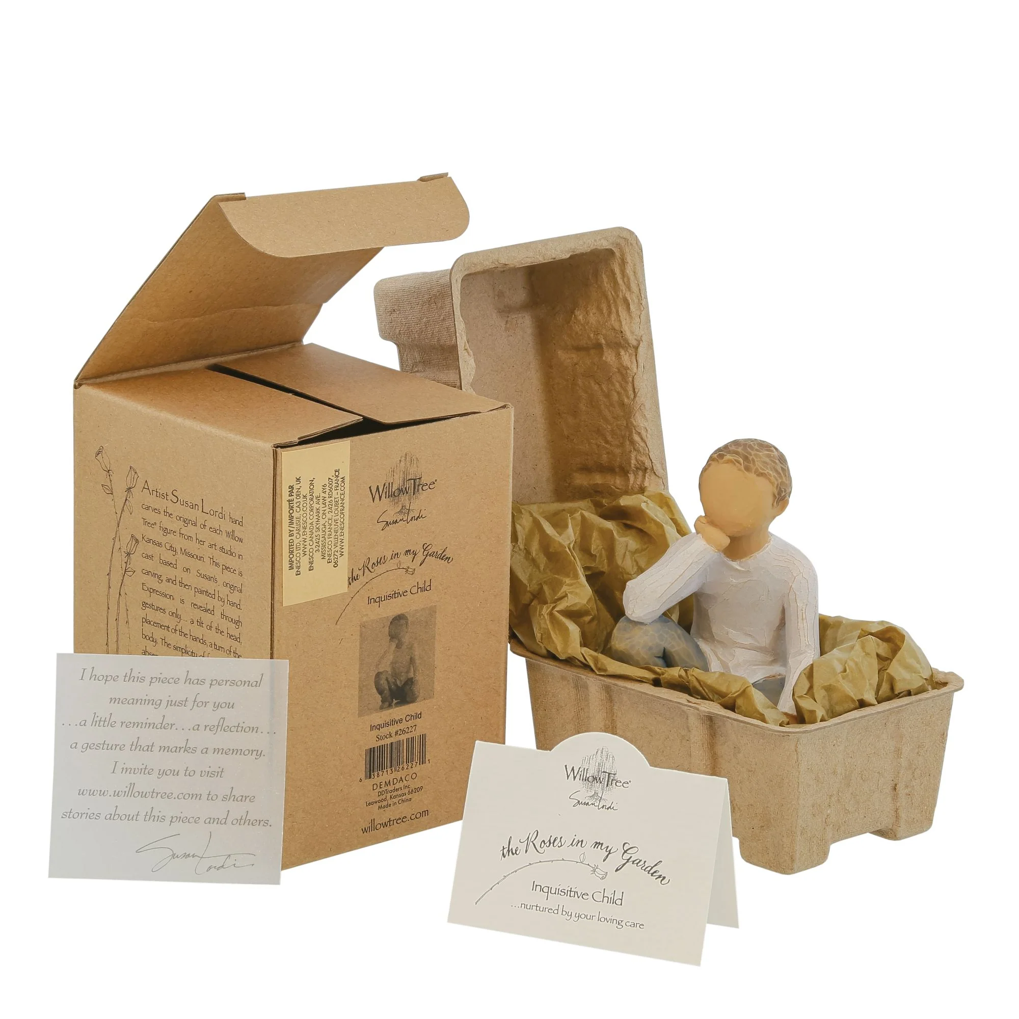Inquisitive Child Figurine by Willow Tree - Image 4