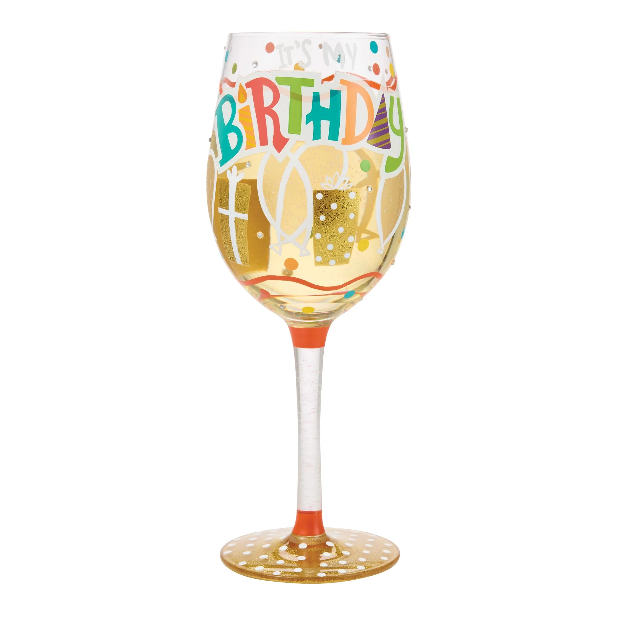 It's My Birthday Wine Glass - Image 2