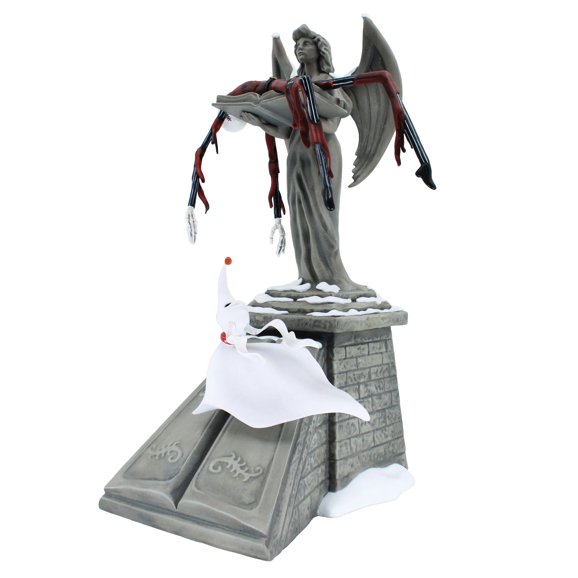 Jack Skellington and Zero Angel Statue - Image 2