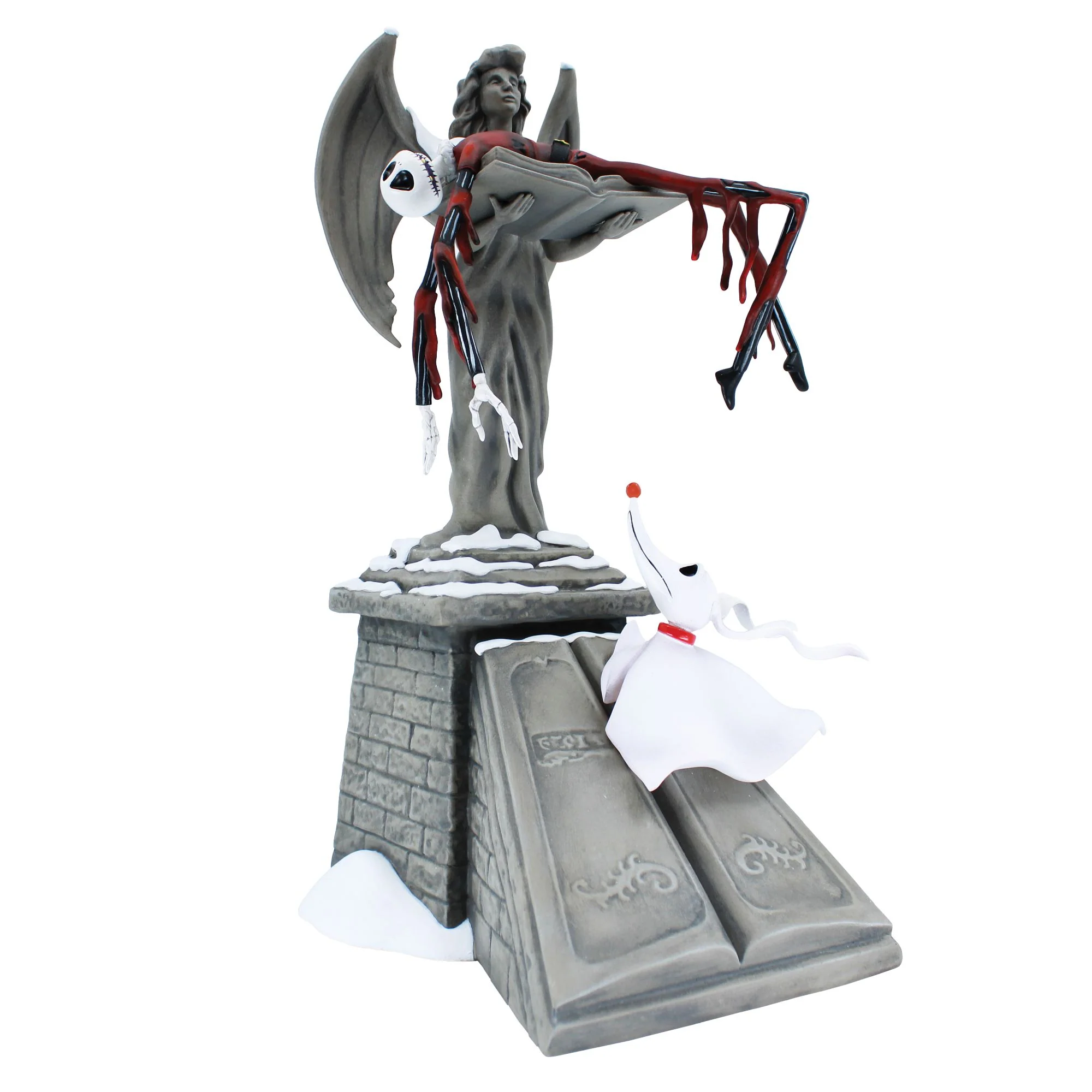 Jack Skellington and Zero Angel Statue - Image 6