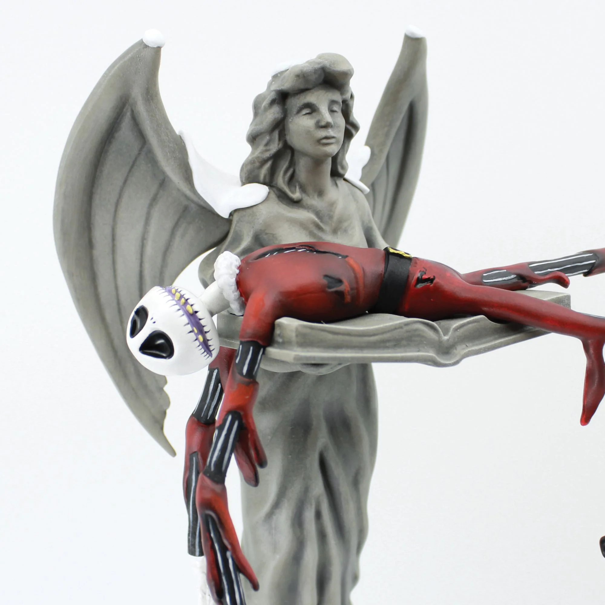 Jack Skellington and Zero Angel Statue - Image 8
