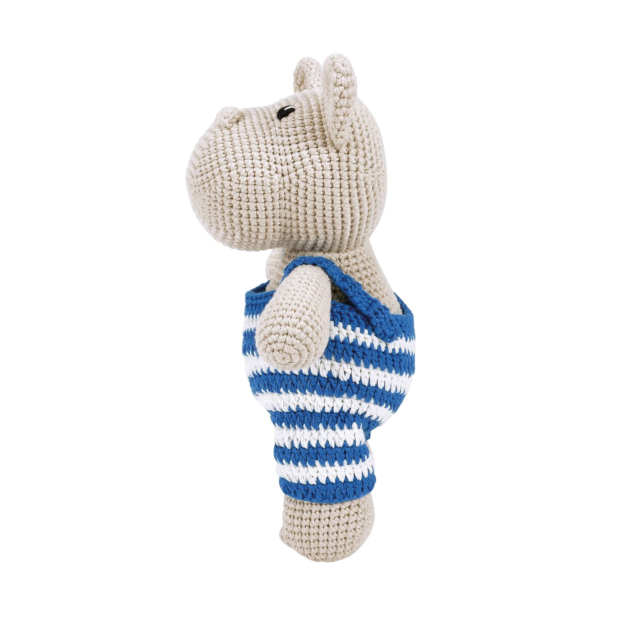 James the Hippo Soft Toy by Woolie - Image 2