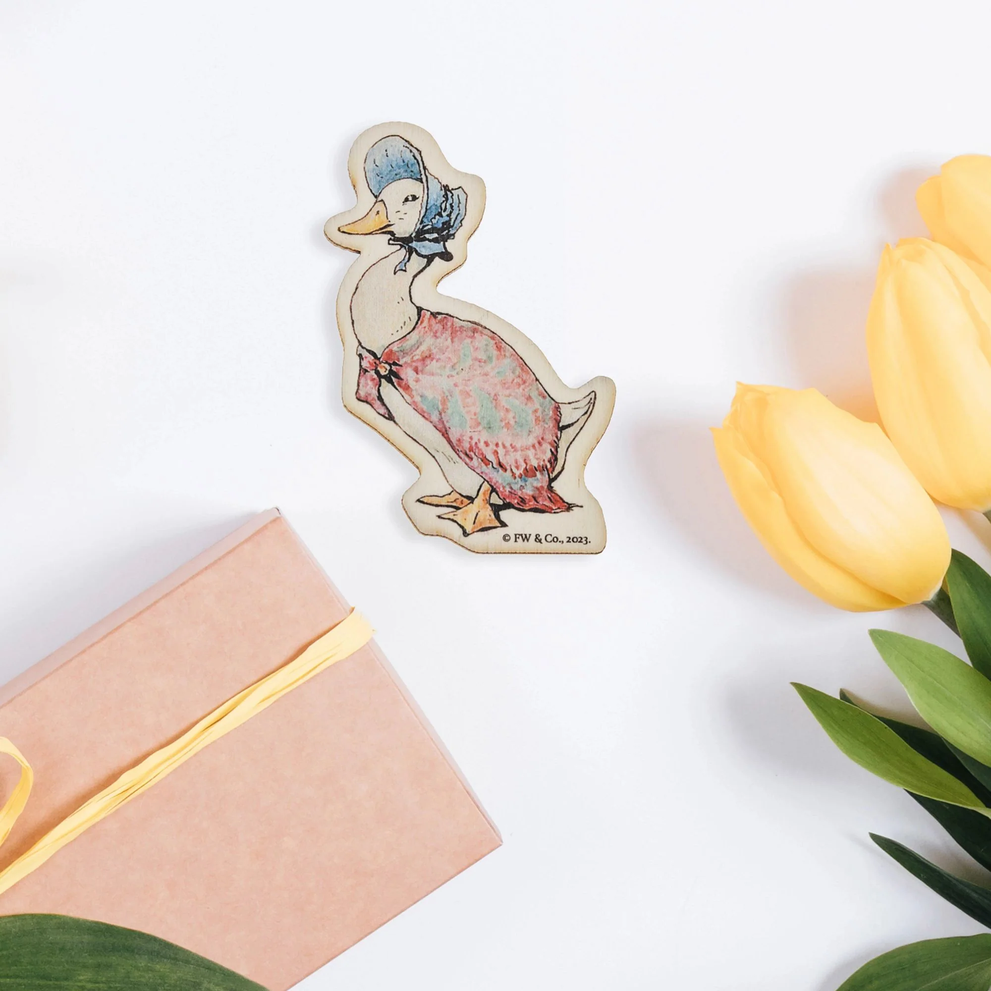 Jemima Puddle-duck Wooden Magnet - Image 2