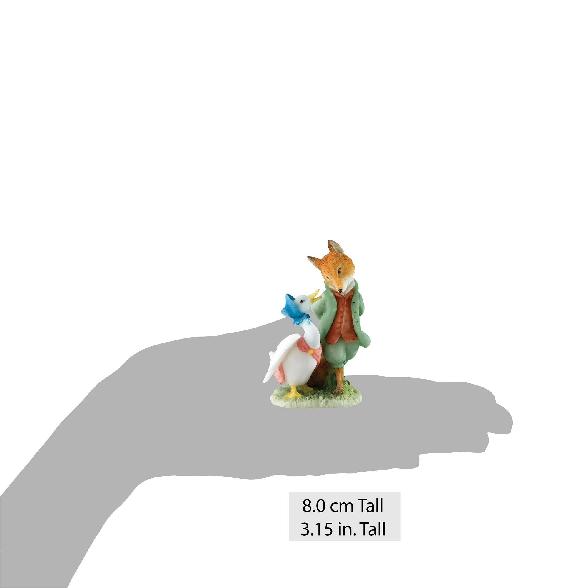 Jemima & The Foxy Whiskered Gentleman Figurine by Beatrix Potter - Image 5