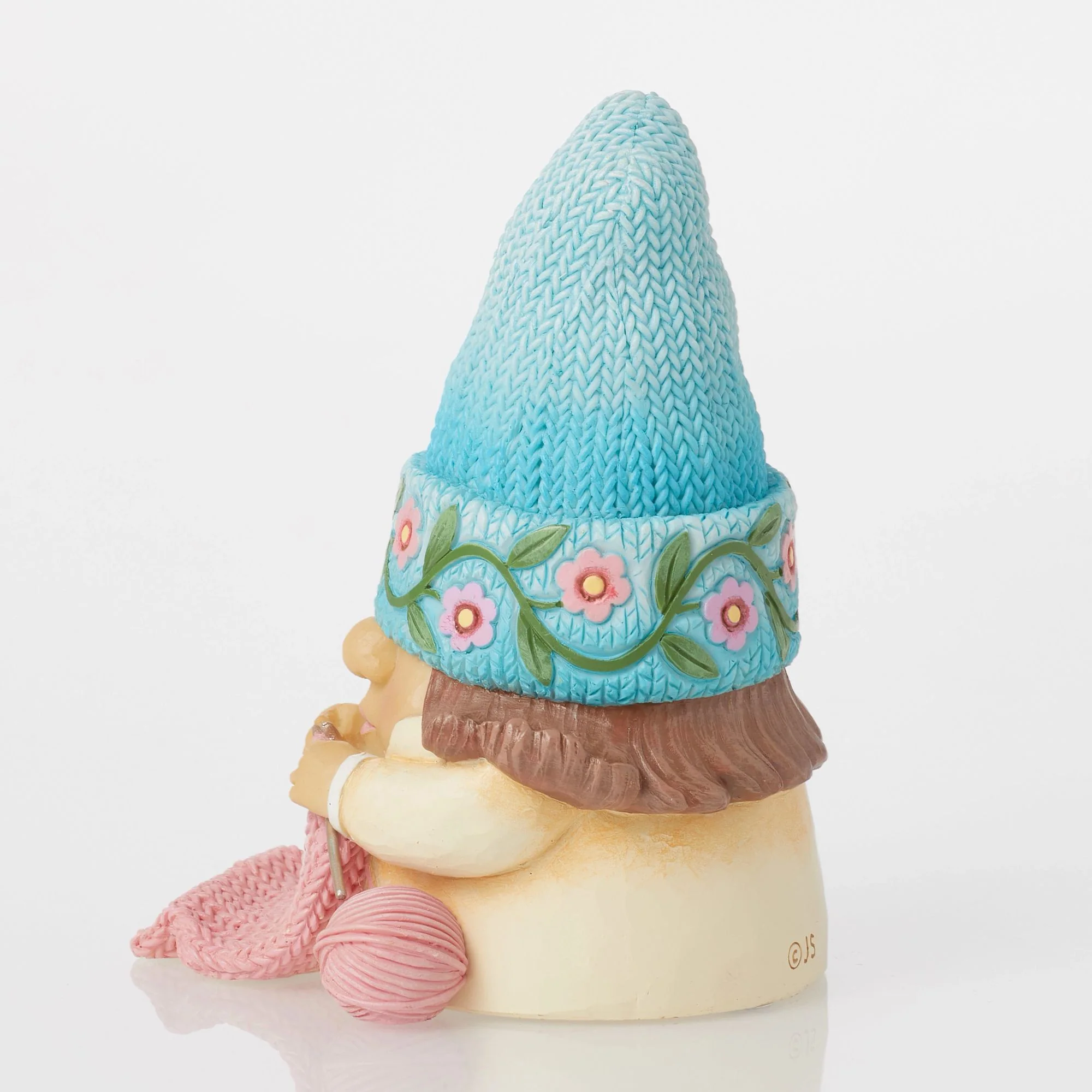 Knitted by Hand (Knitter Gnome Figurine) - Heartwood Creek by Jim Shore - Image 2
