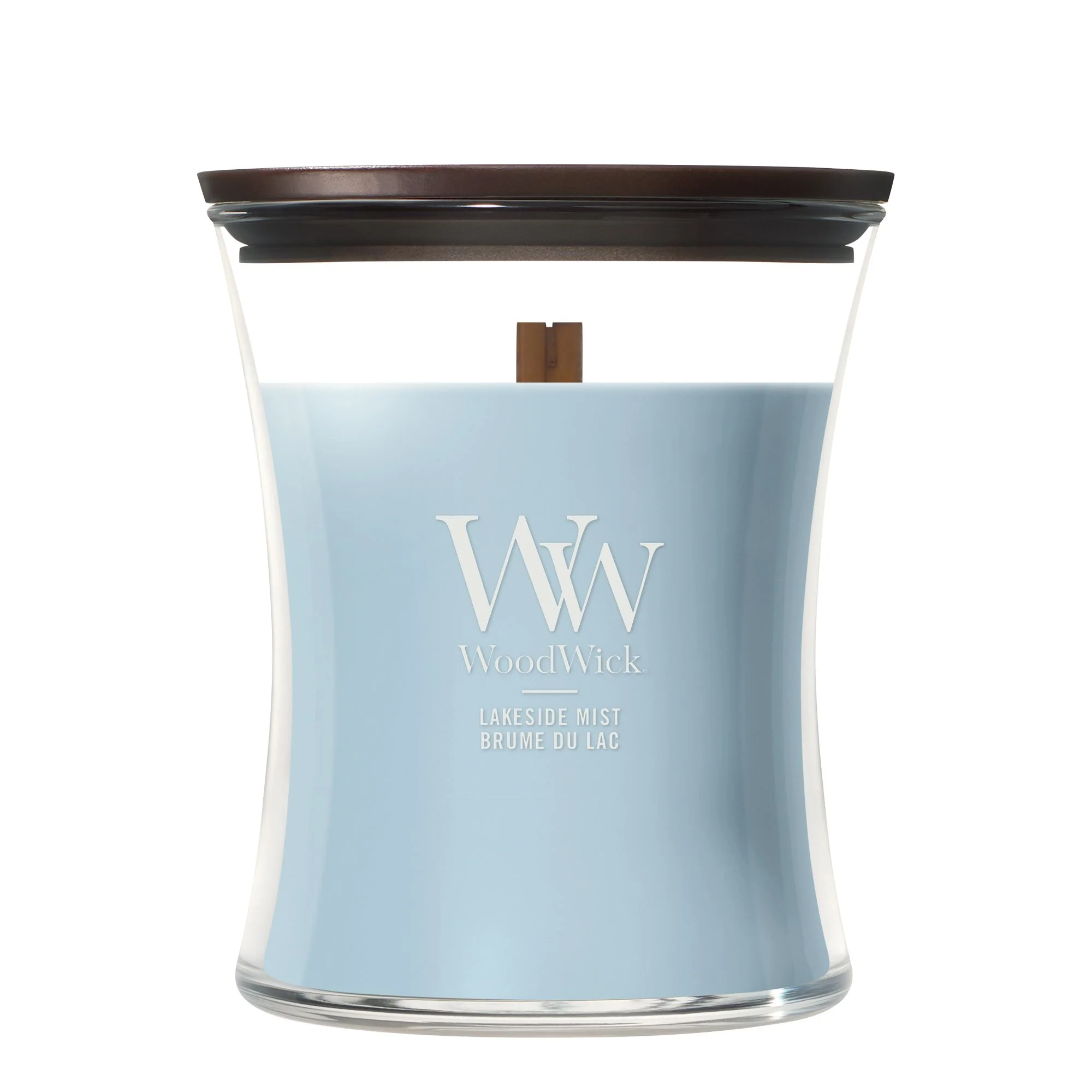 Lakeside Mist Medium Hourglass by WoodWick