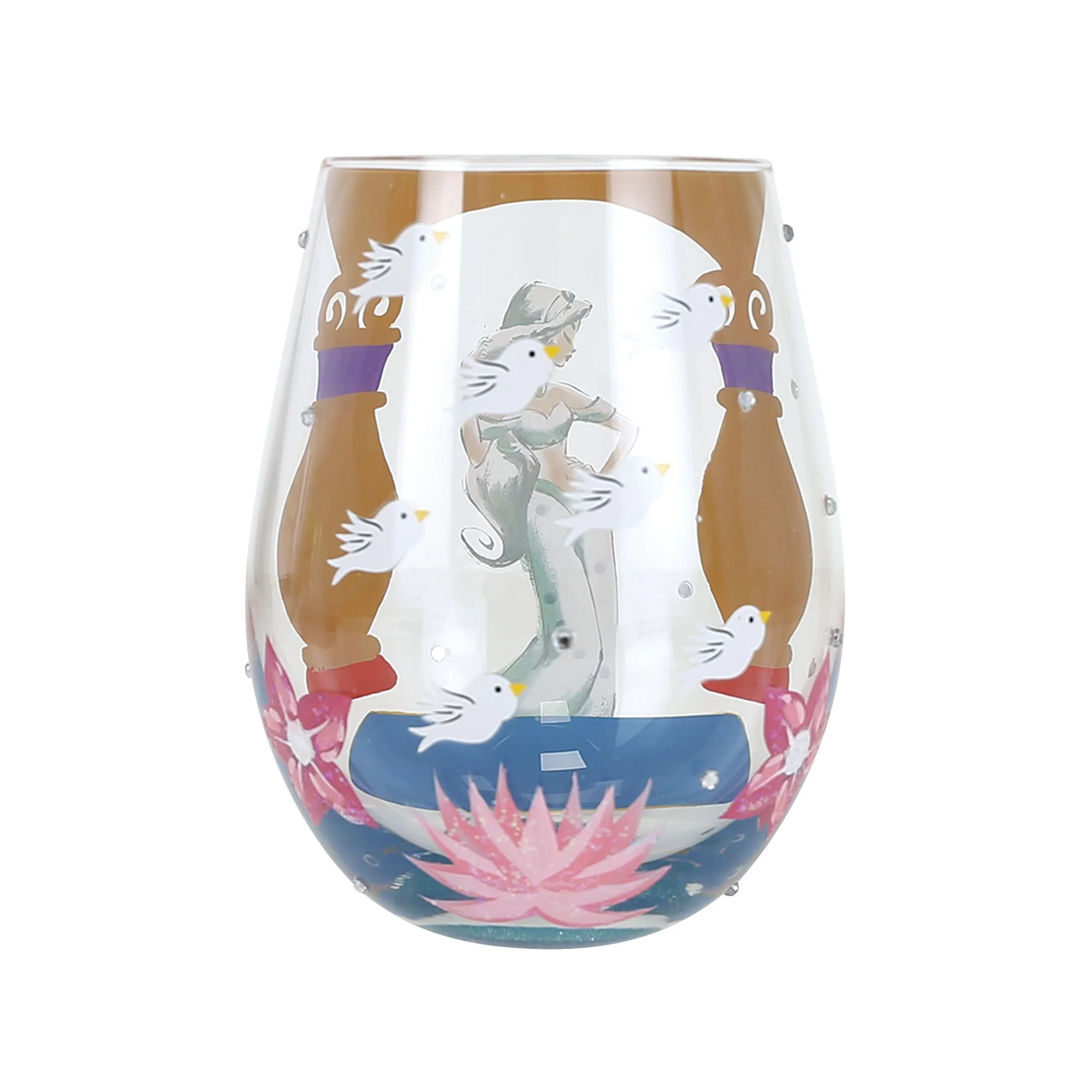 Let your Dreams Soar (Jasmine) Stemless Glass - Image 3