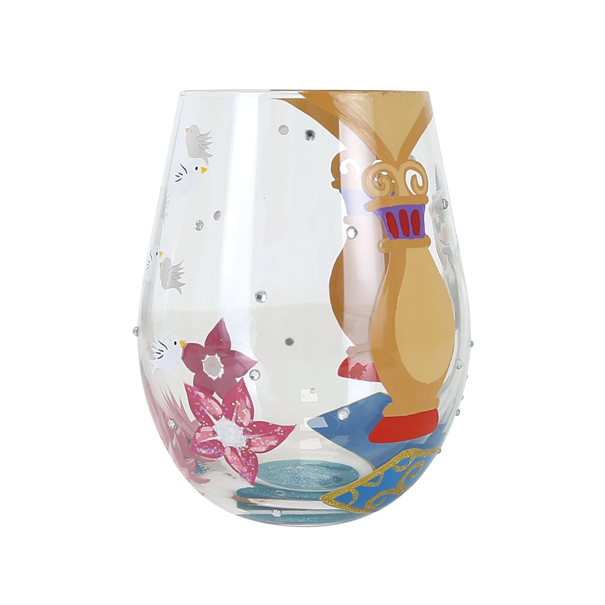 Let your Dreams Soar (Jasmine) Stemless Glass - Image 4