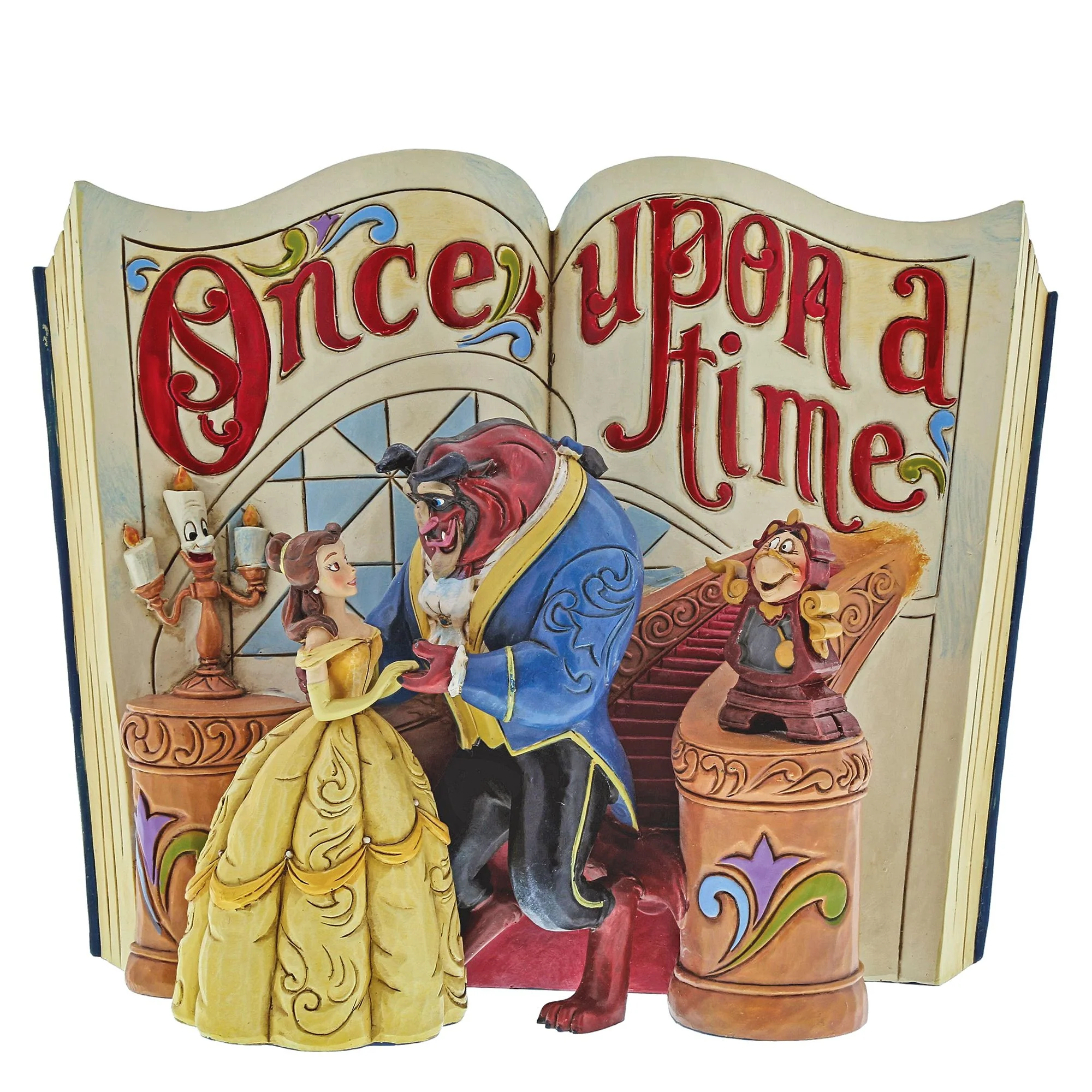 Love Endures - Beauty and The Beast Storybook Figurine - Disney Traditions by Jim Shore - Image 4