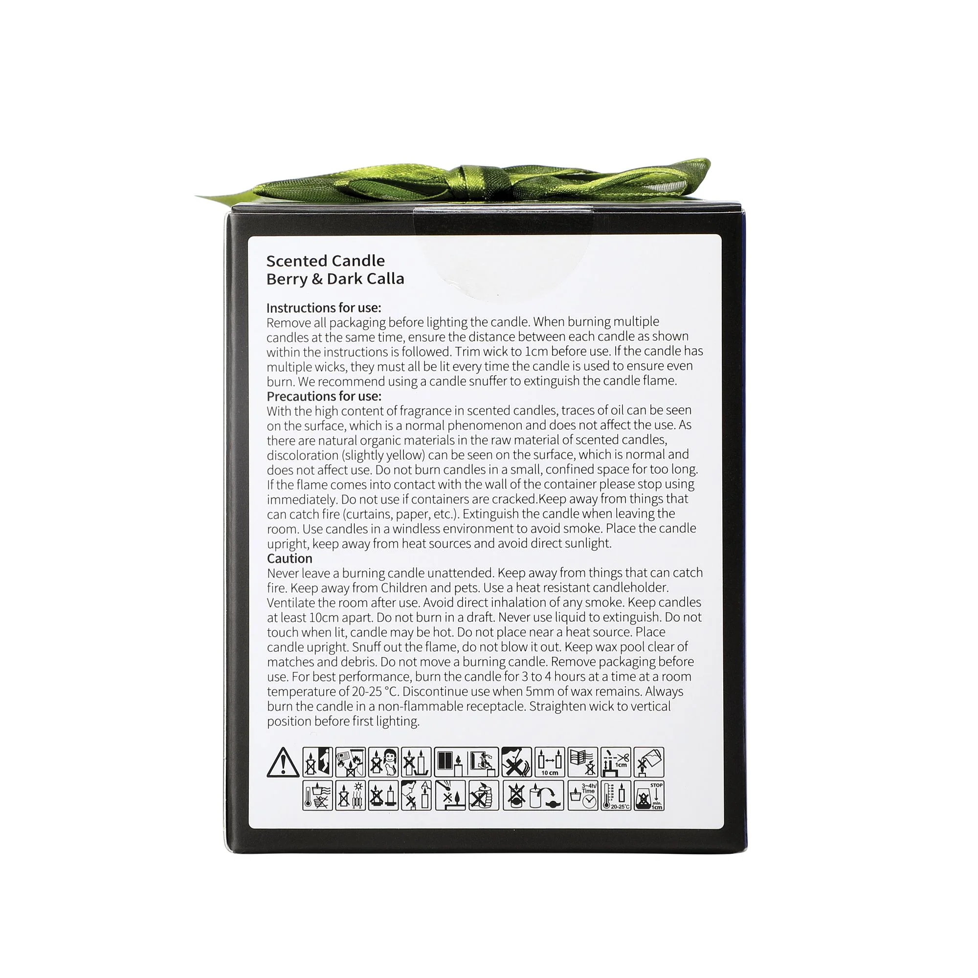 Maleficent Thornberry & Calla Frosted Glass Candle - Image 6