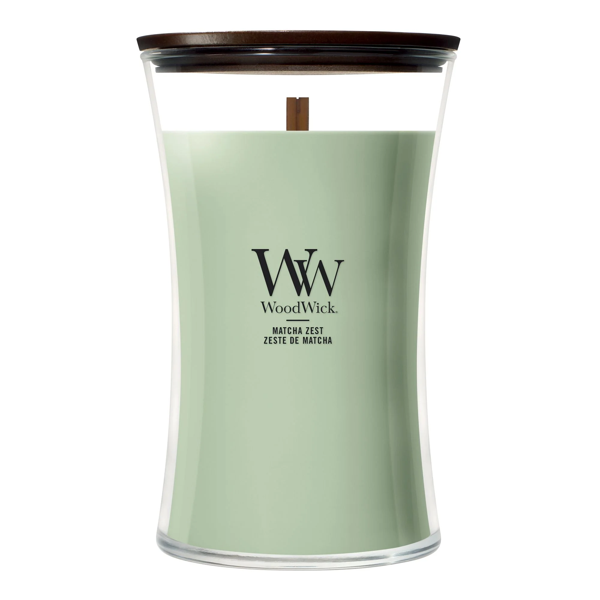 Matcha Zest Large Hourglass by WoodWick