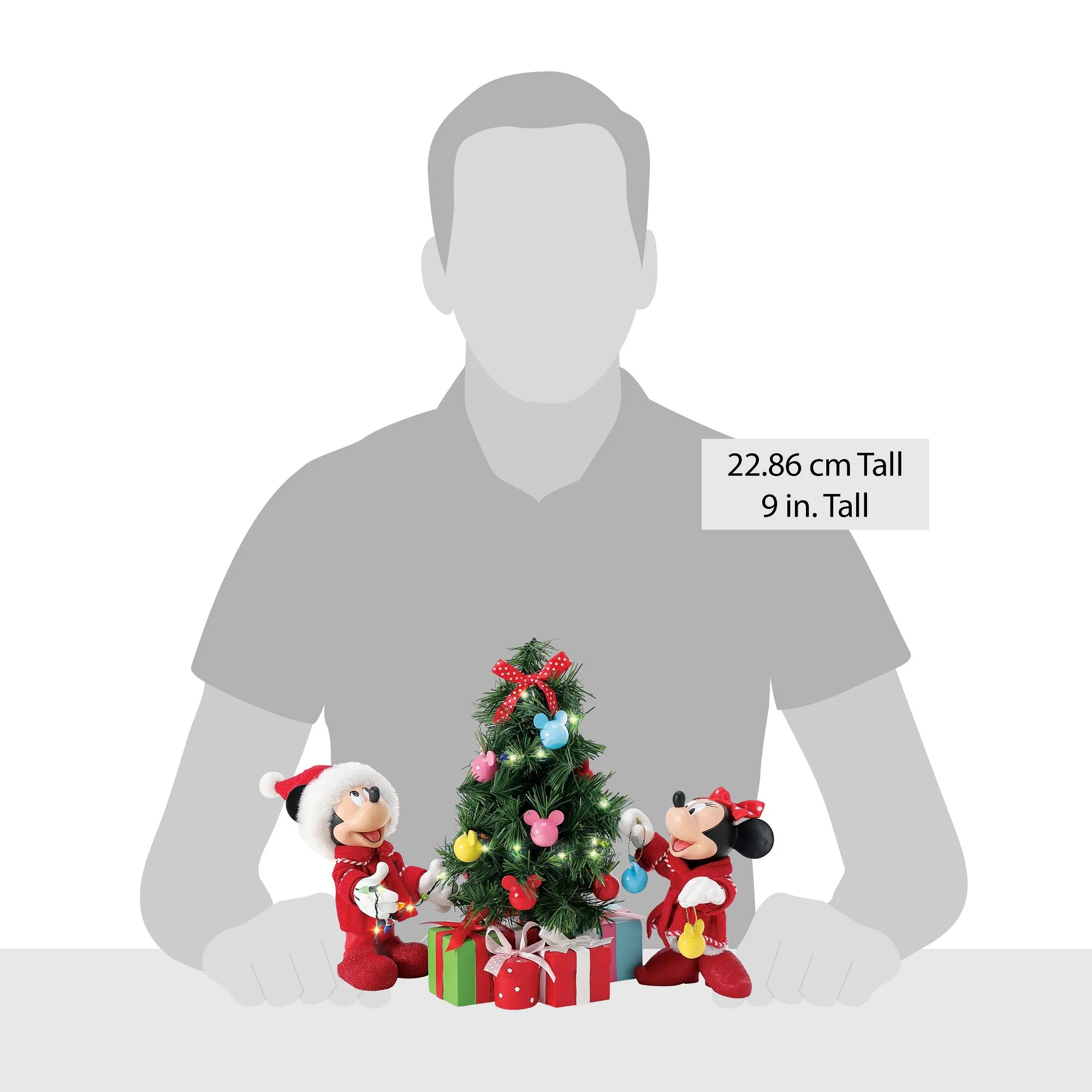Mickey and Minnie Mouse Decorations Disney Possible Dreams by D56 - Image 5