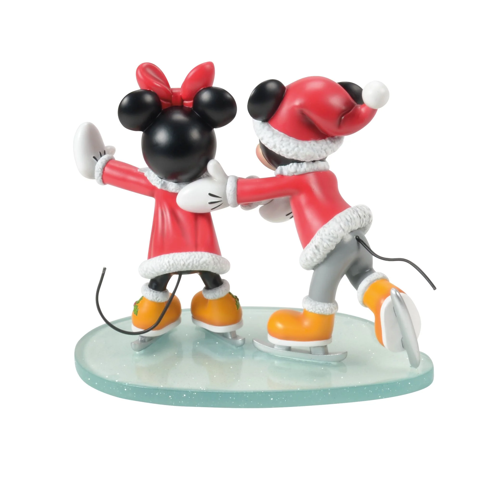 Mickey and Minnie Mouse Skating Figurine by Disney Showcase - Image 2