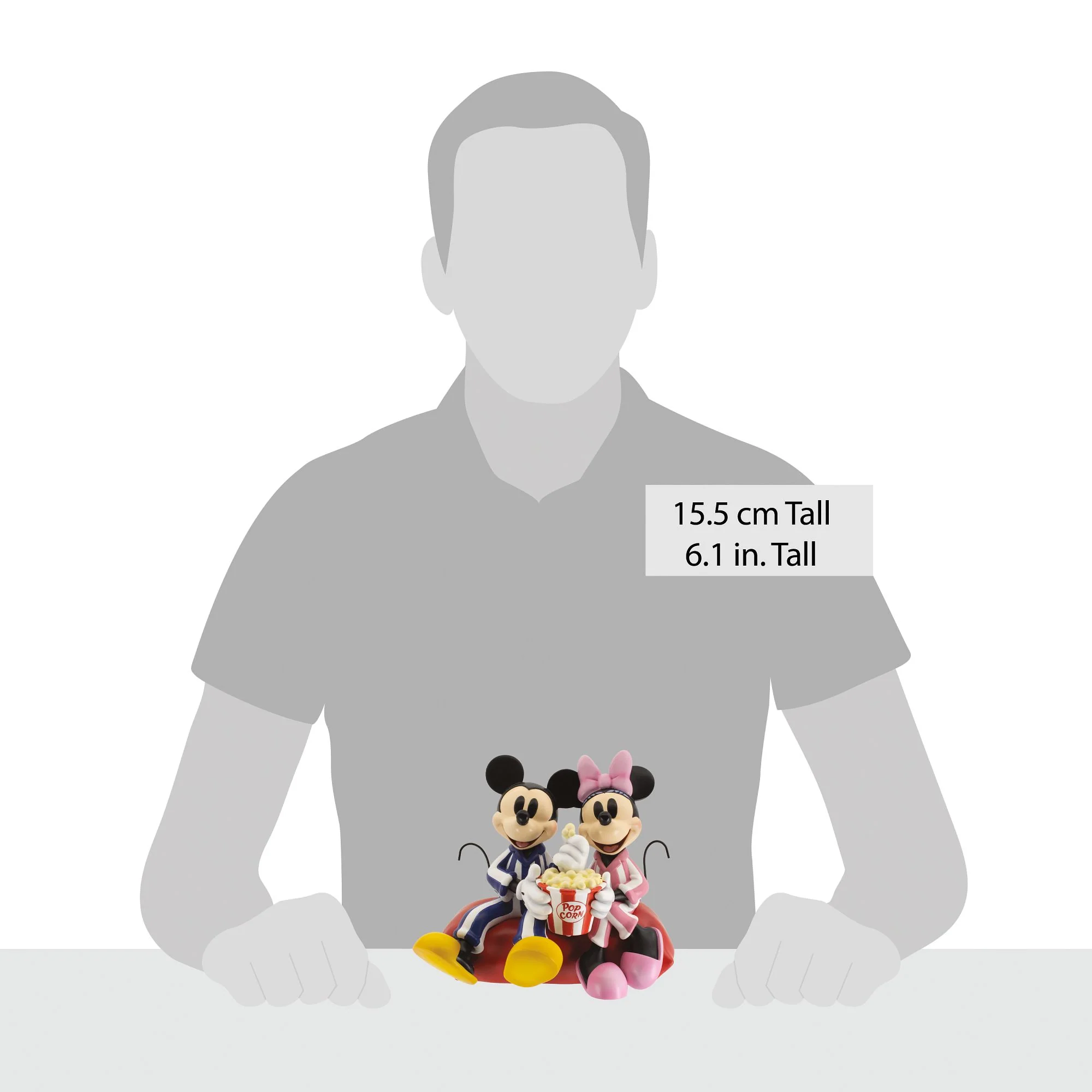 Mickey and Minnie Movie Night Figurine - Image 8
