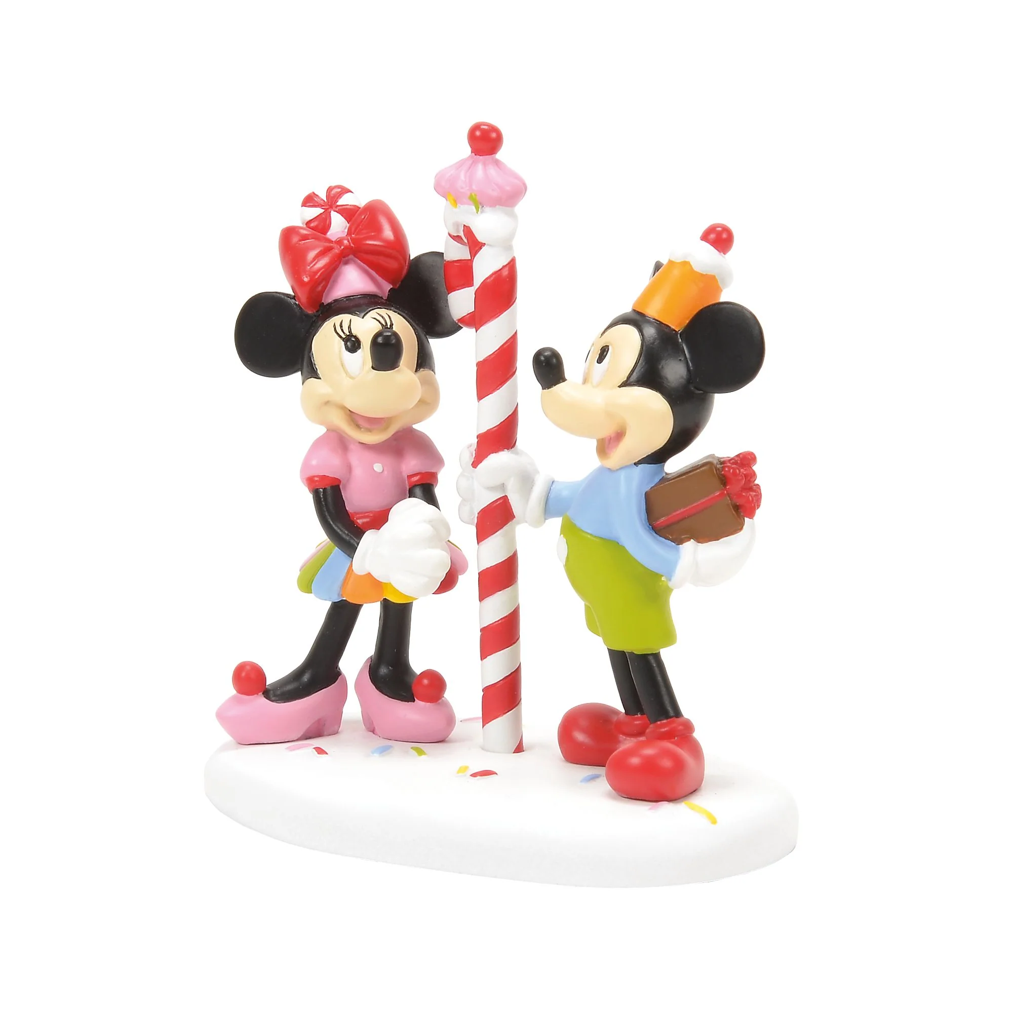 Mickey and Minnie Share a Treat - Disney Village by D56 - Image 3