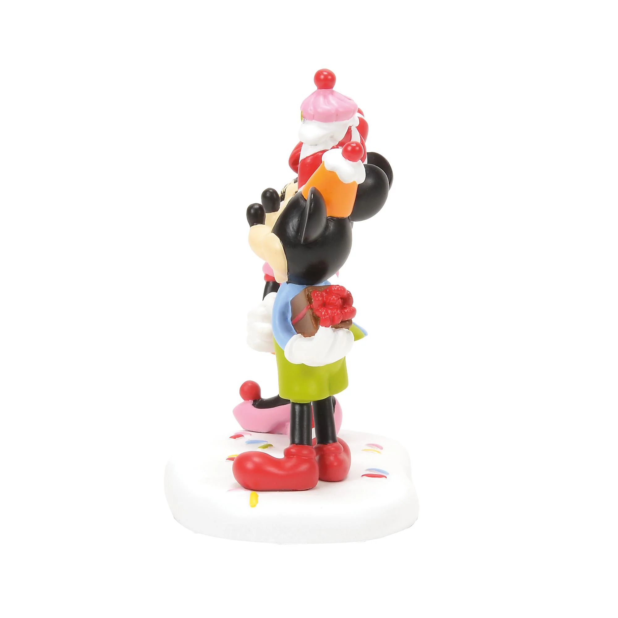Mickey and Minnie Share a Treat - Disney Village by D56 - Image 4