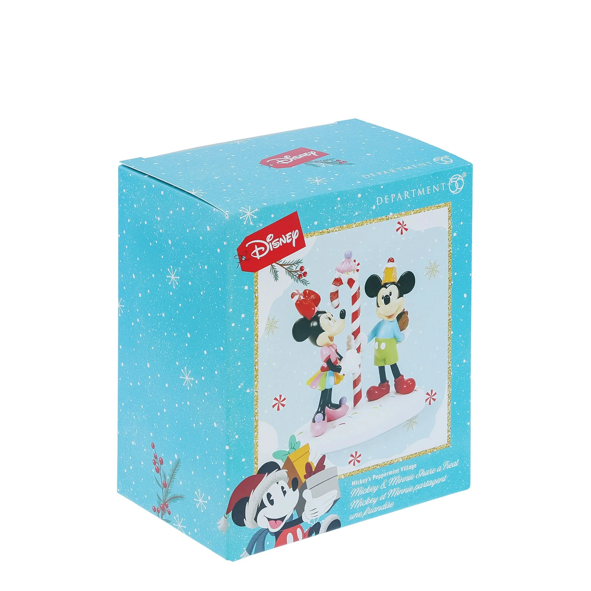 Mickey and Minnie Share a Treat - Disney Village by D56 - Image 8