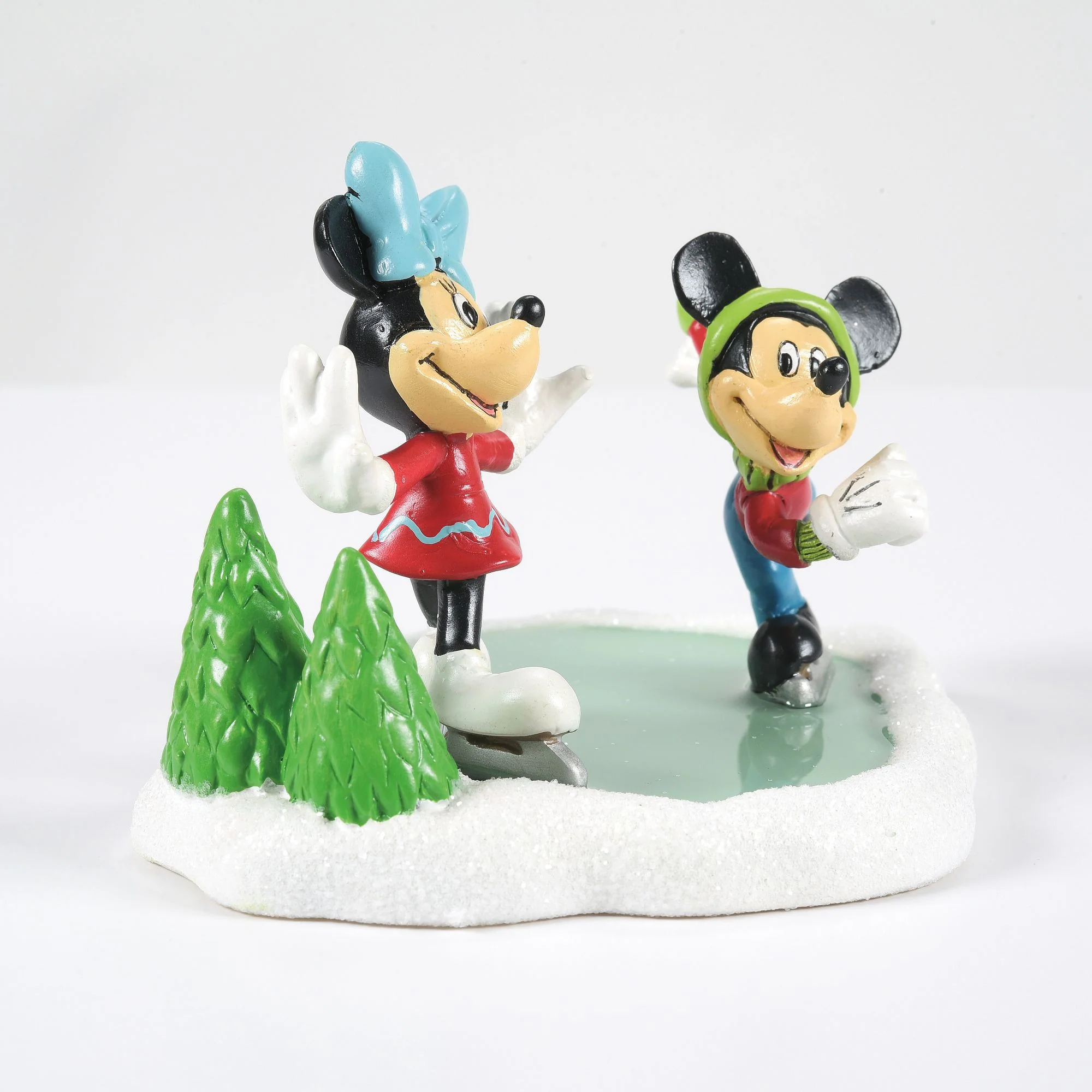 Mickey & Minnie Skating - Disney Village by D56 - Image 2