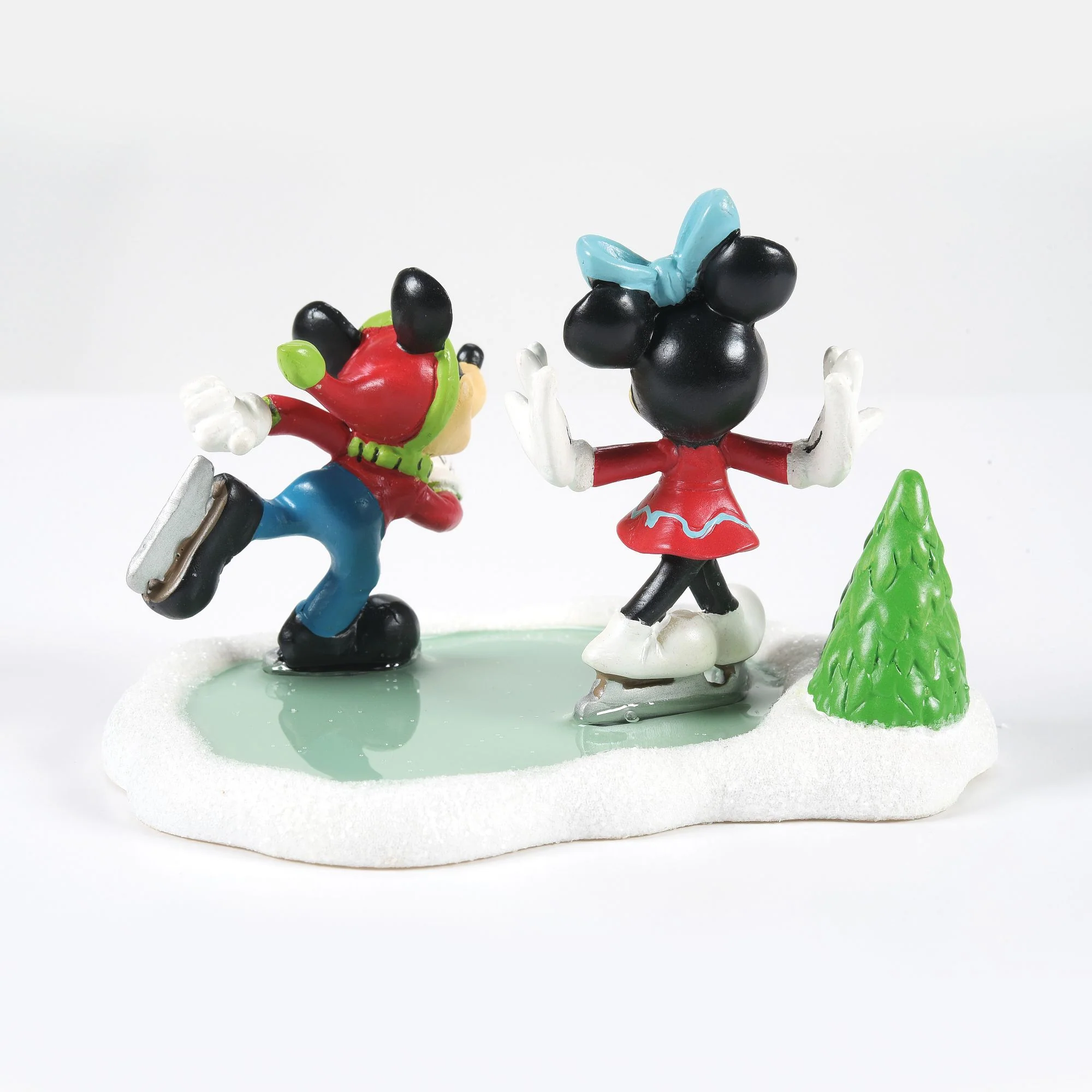 Mickey & Minnie Skating - Disney Village by D56 - Image 3