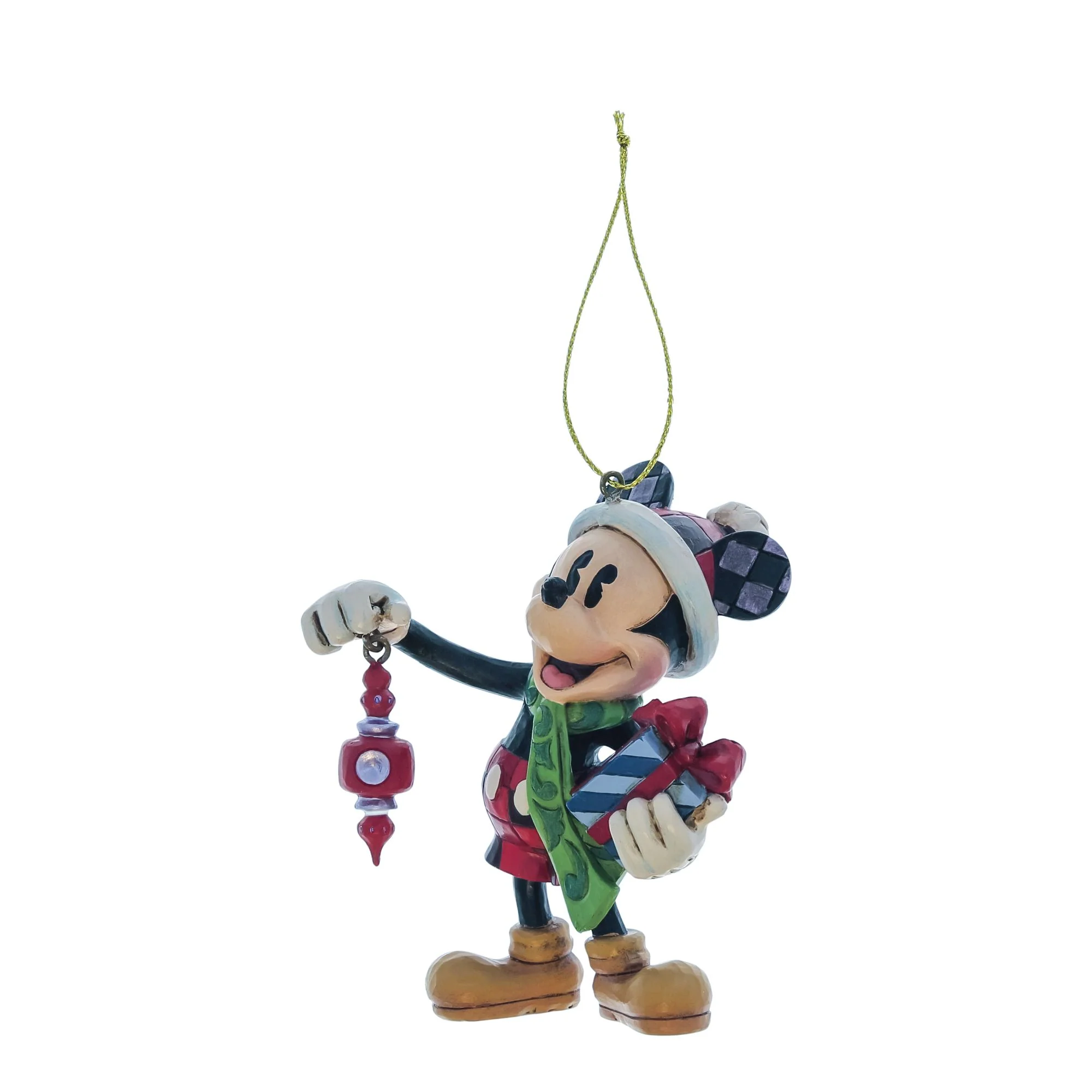 Mickey Holding Gifts Hanging Ornament