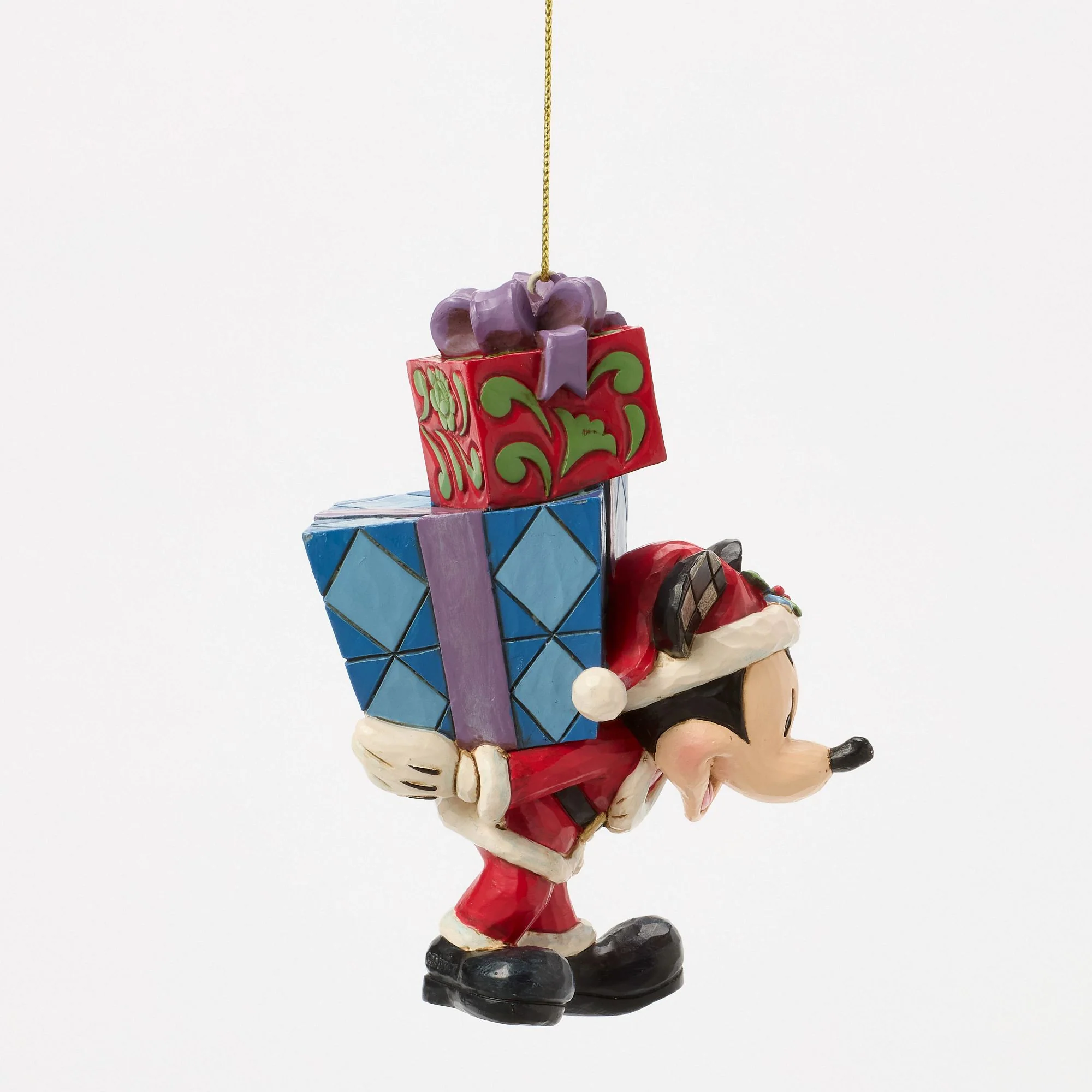 Mickey with Gifts on his Back Hanging Ornament - Image 7