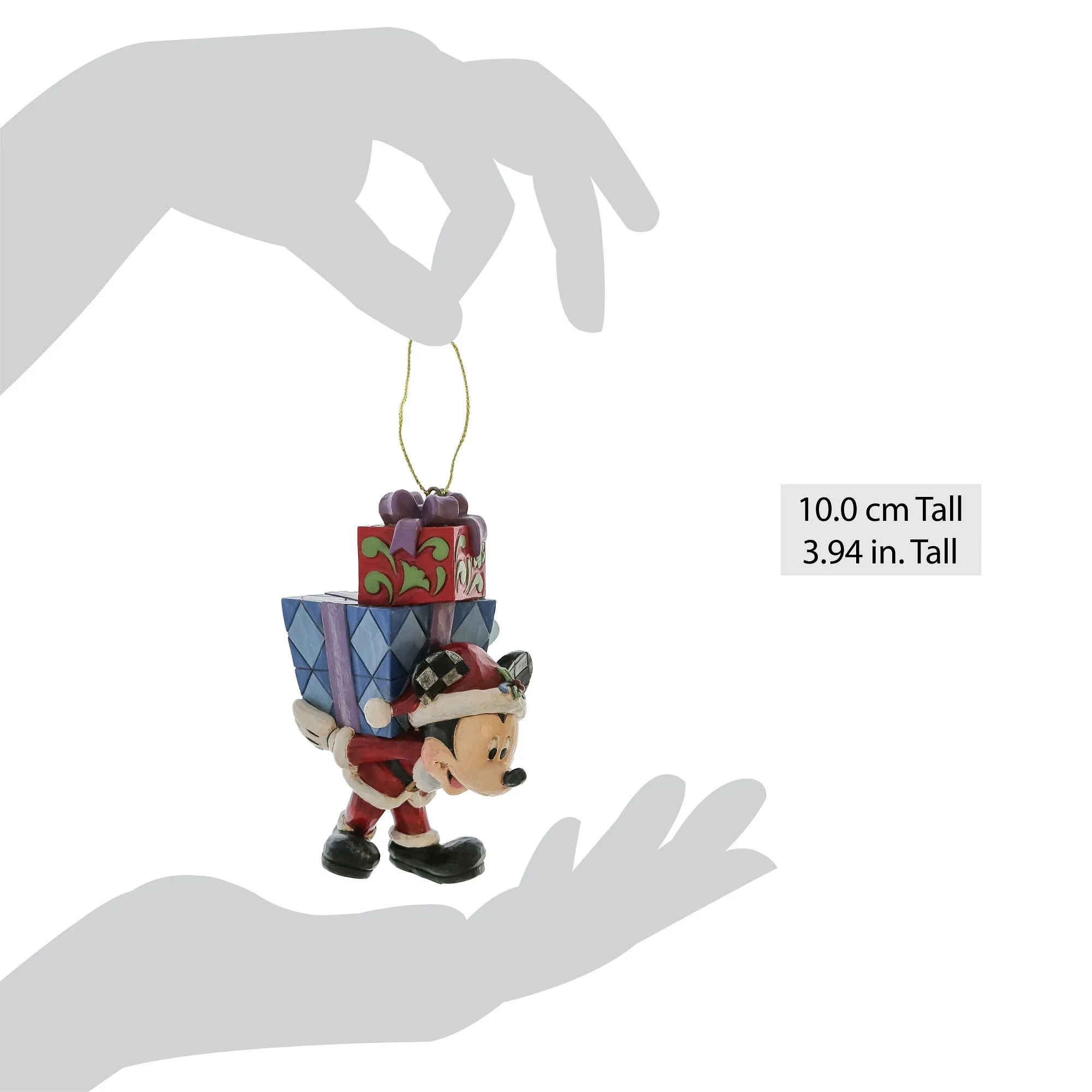Mickey with Gifts on his Back Hanging Ornament - Image 8