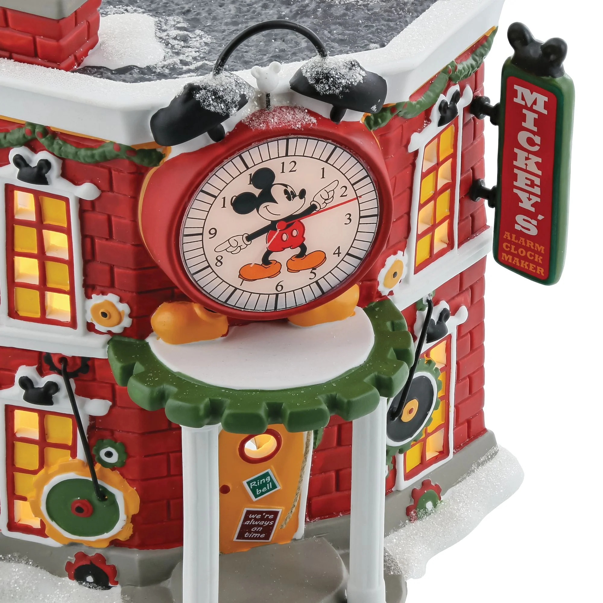 Mickey's Alarm Clock Shop - Disney Village by D56 - Image 5