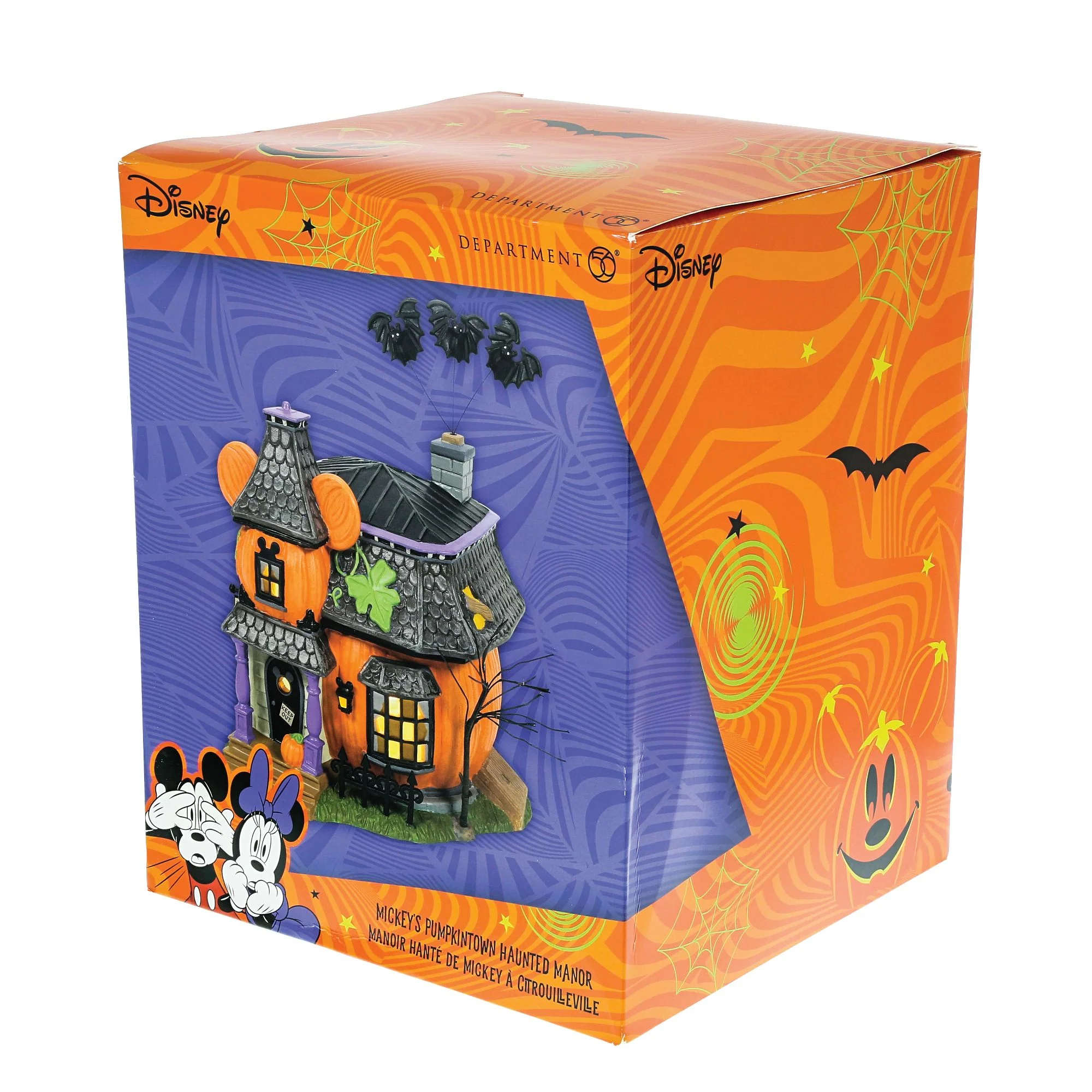 Mickey Mouse's Pumpkin Manor - Disney Village by D56 - Image 6