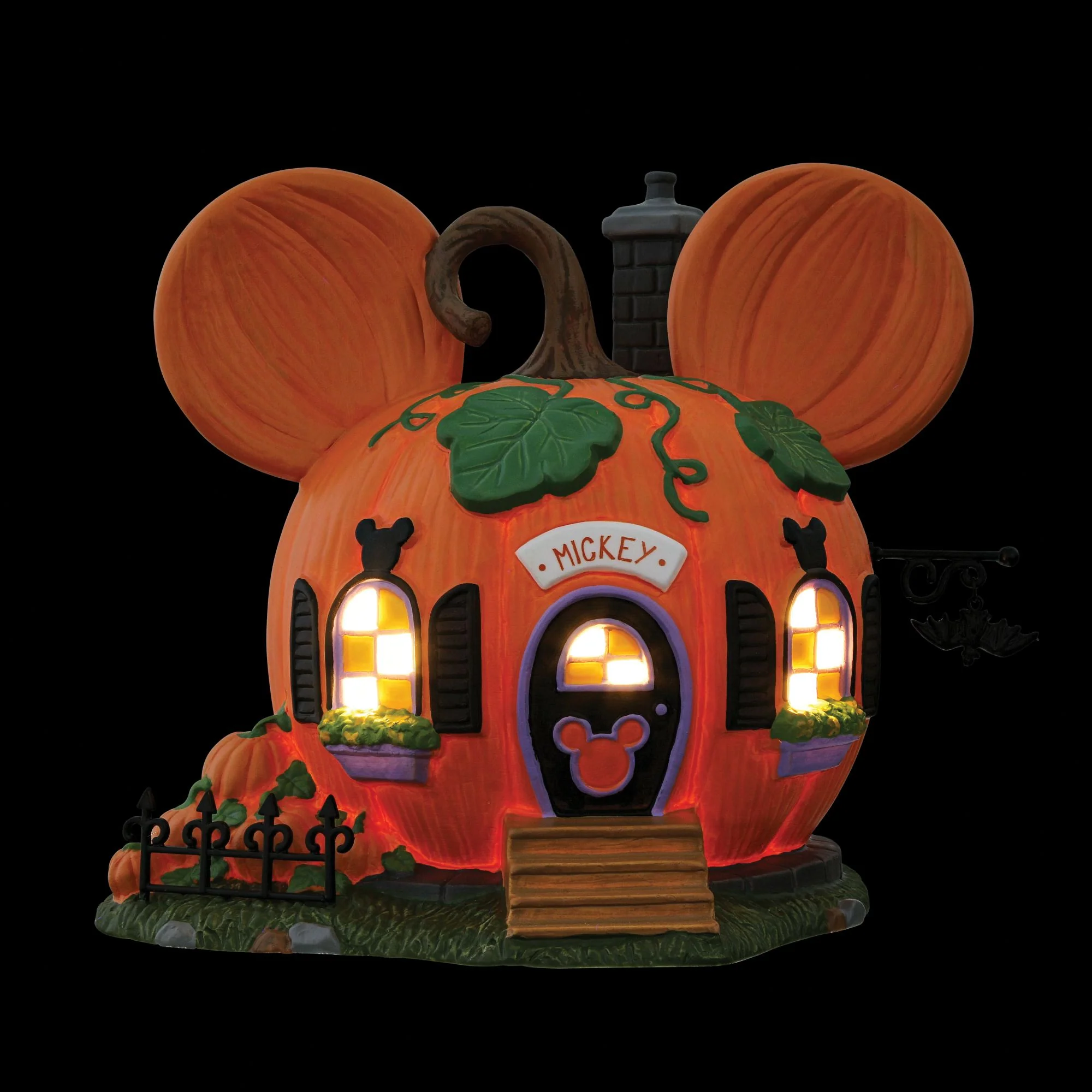 Mickey Mouse's Pumpkintown House - Disney Village by D56 - Image 2