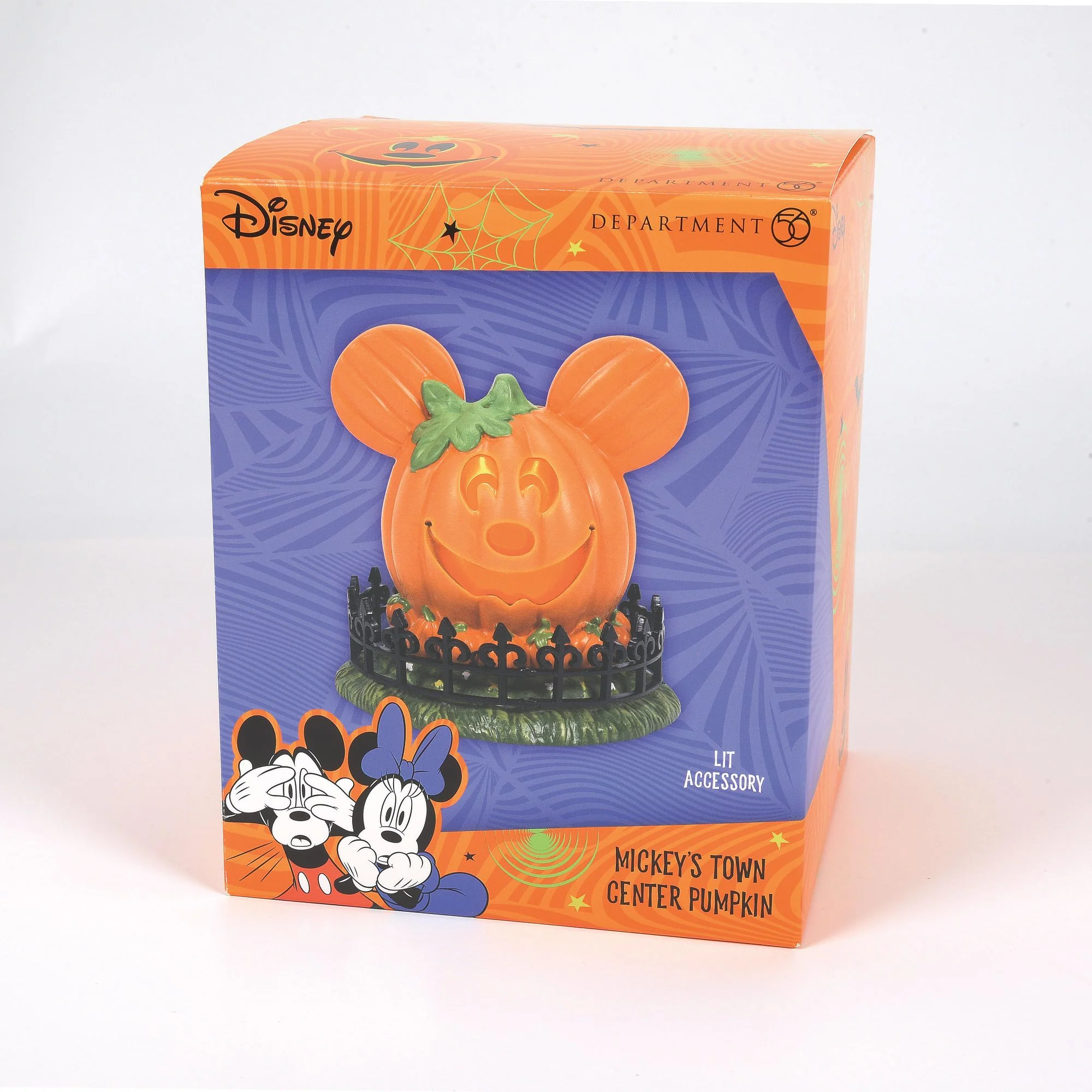 Mickey Mouse's Town Centre Pumpkin - Disney Village by D56 - Image 2