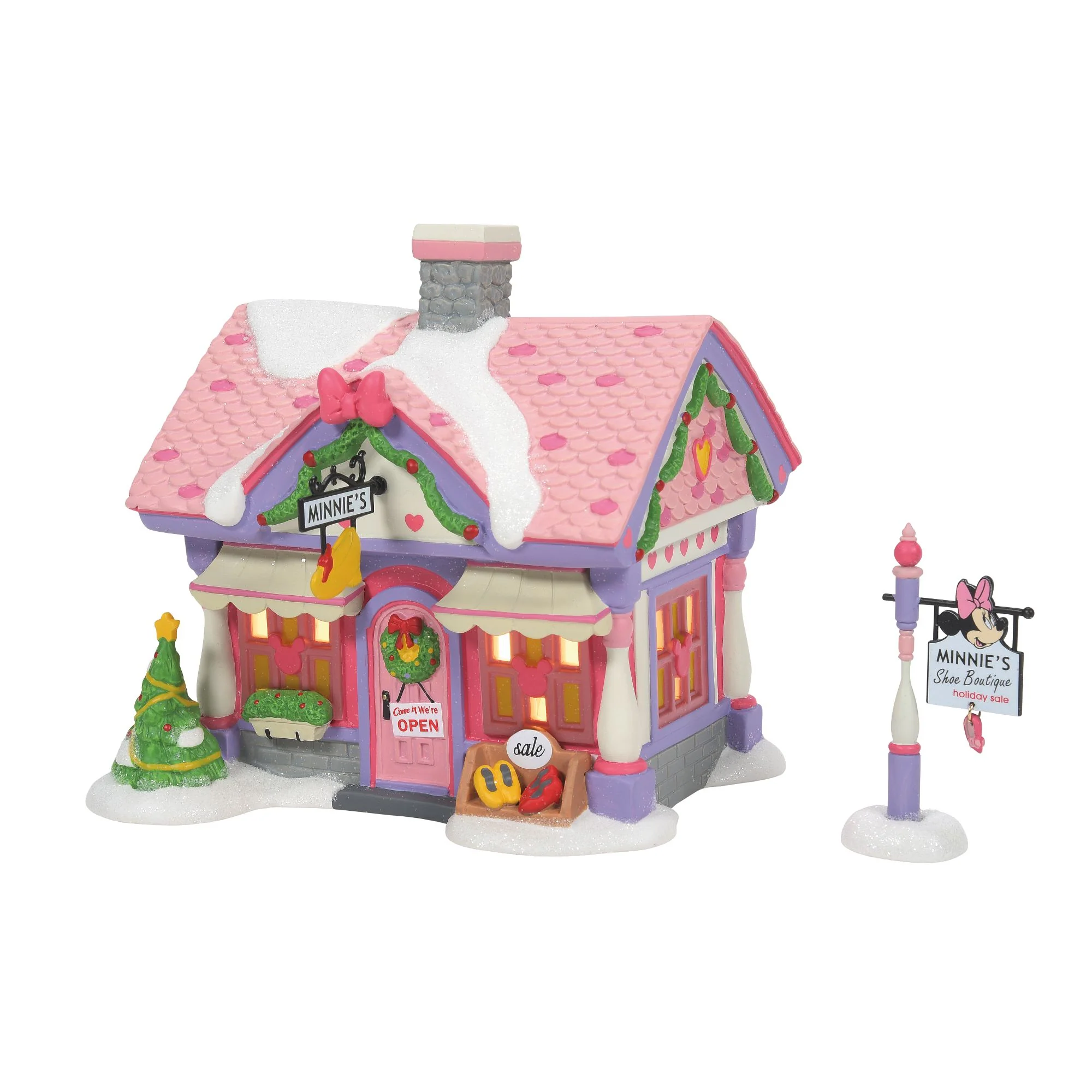 Minnie Mouse's Shoe Boutique - Disney Village by D56
