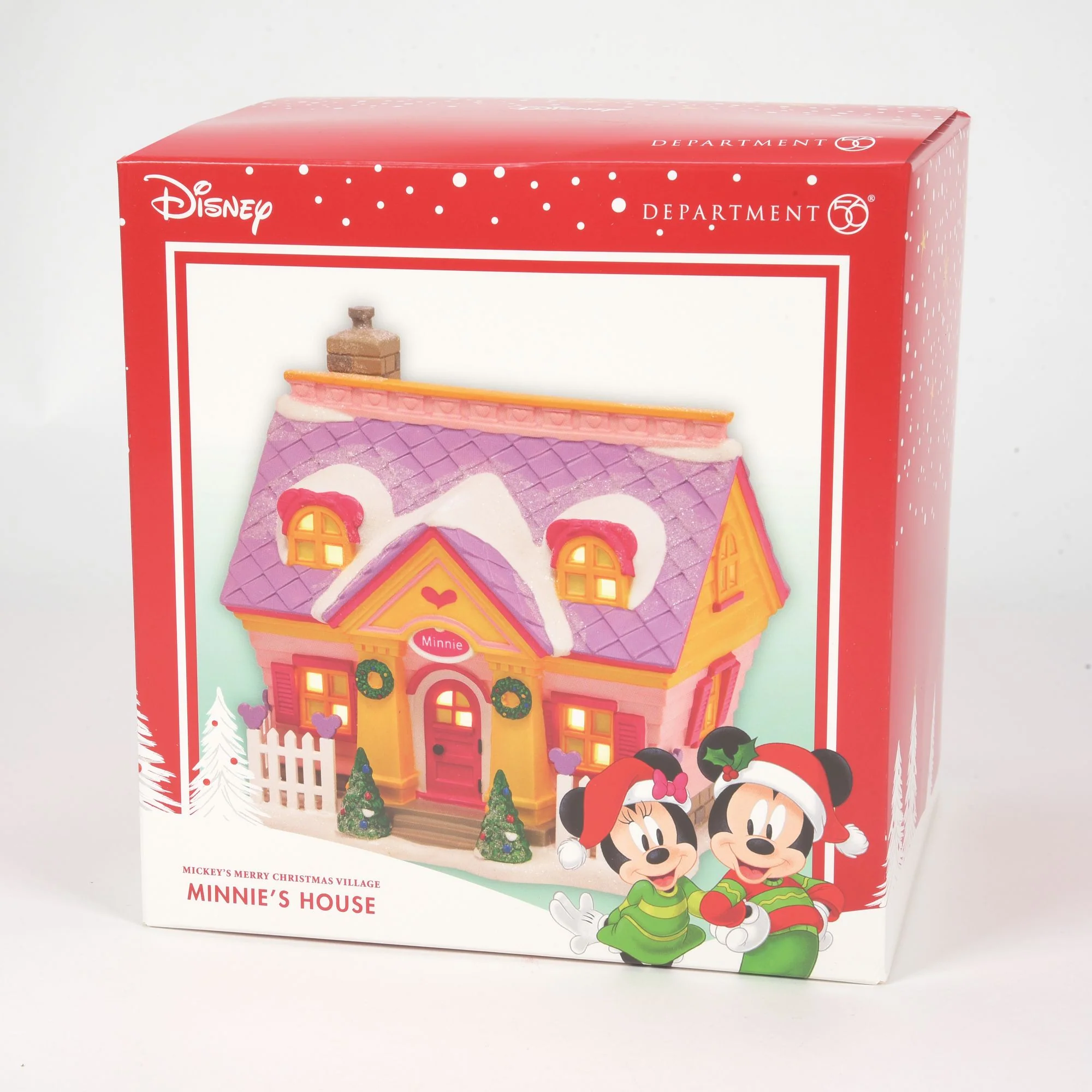 Minnie's House - Disney Village by D56 - Image 5