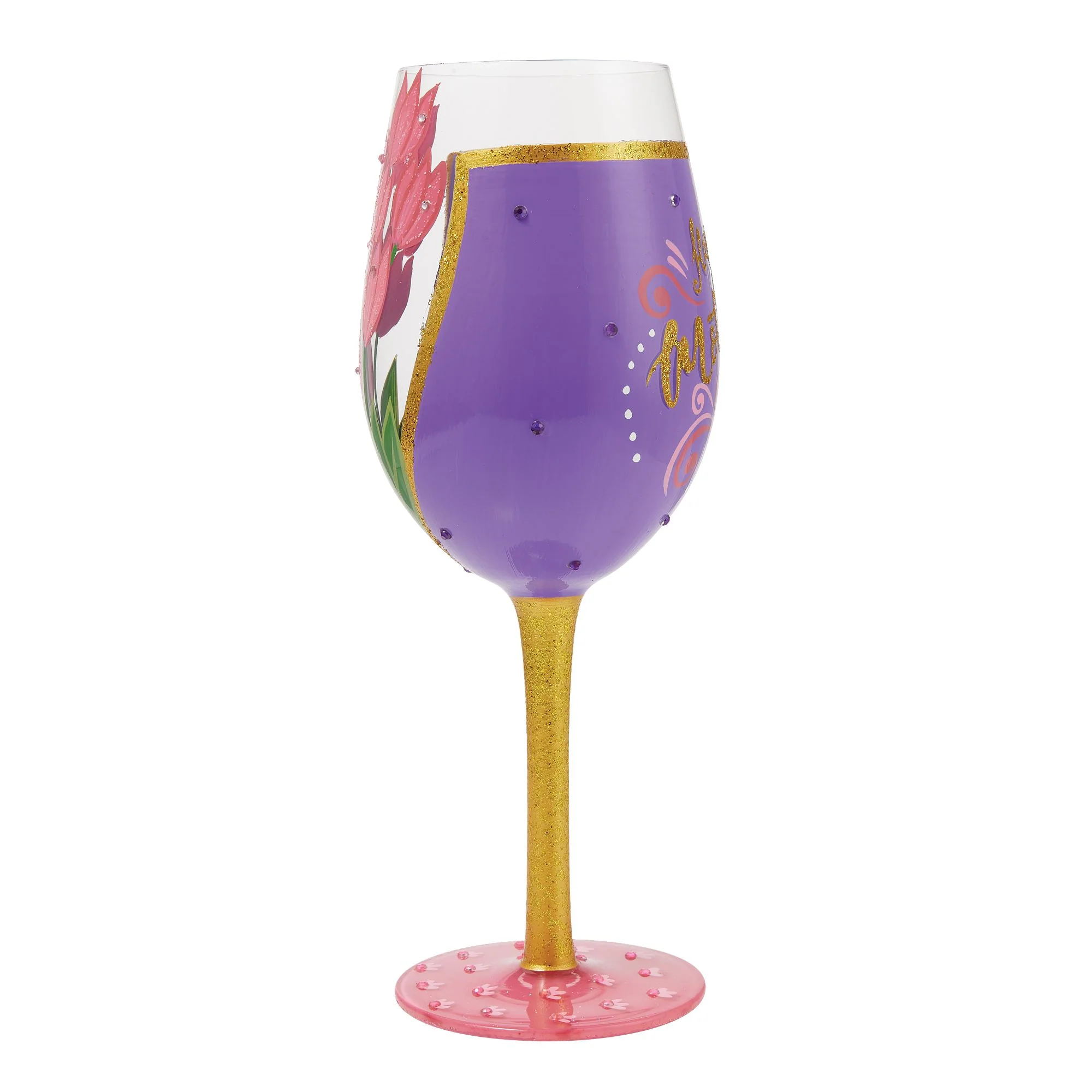 Mother's Day Wrapped Up Wine Glass Designs by Lolita - Image 3