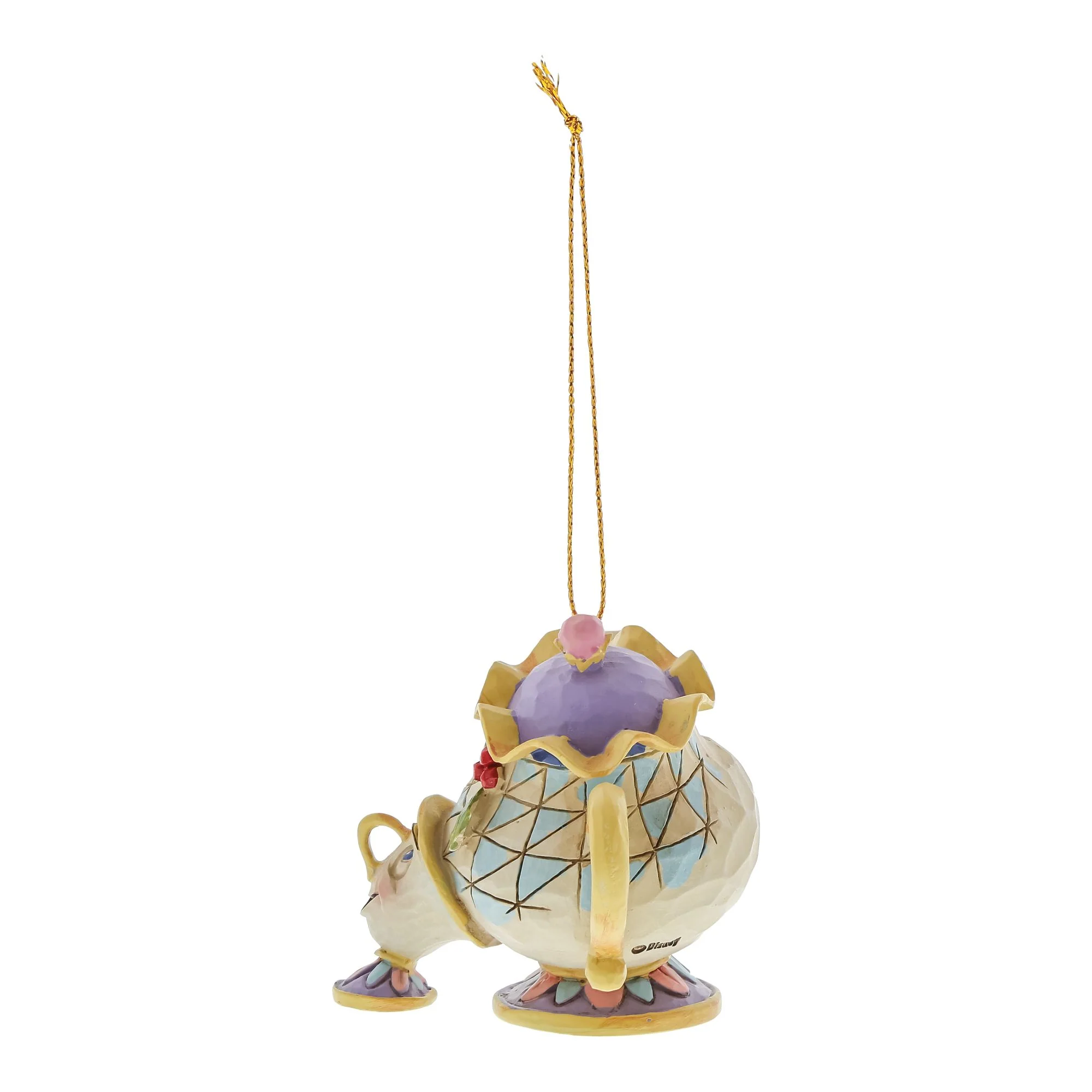 Mrs Potts & Chip Hanging Ornament - Disney Traditions by Jim Shore - Image 2