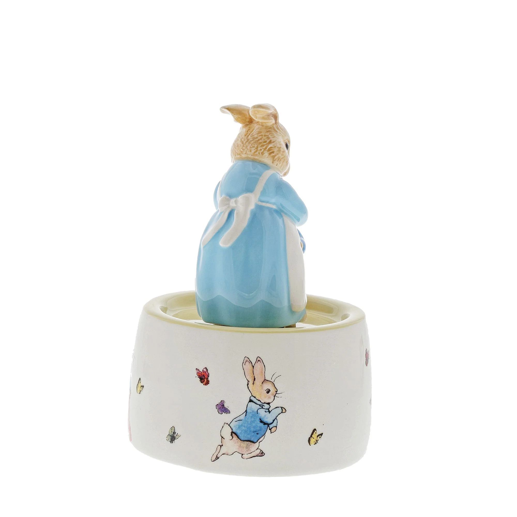 Mrs. Rabbit and Peter Ceramic Musical Figurine by Beatrix Potter - Image 5