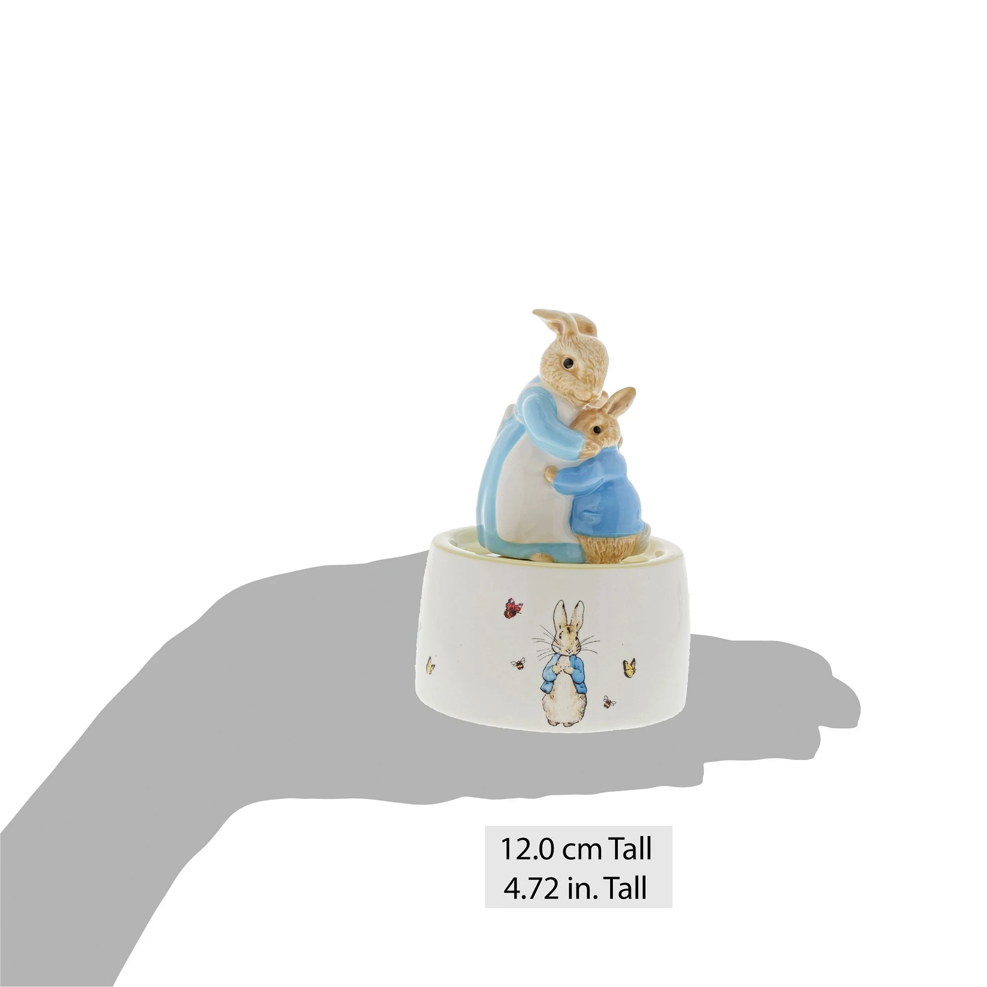 Mrs. Rabbit and Peter Ceramic Musical Figurine by Beatrix Potter - Image 6