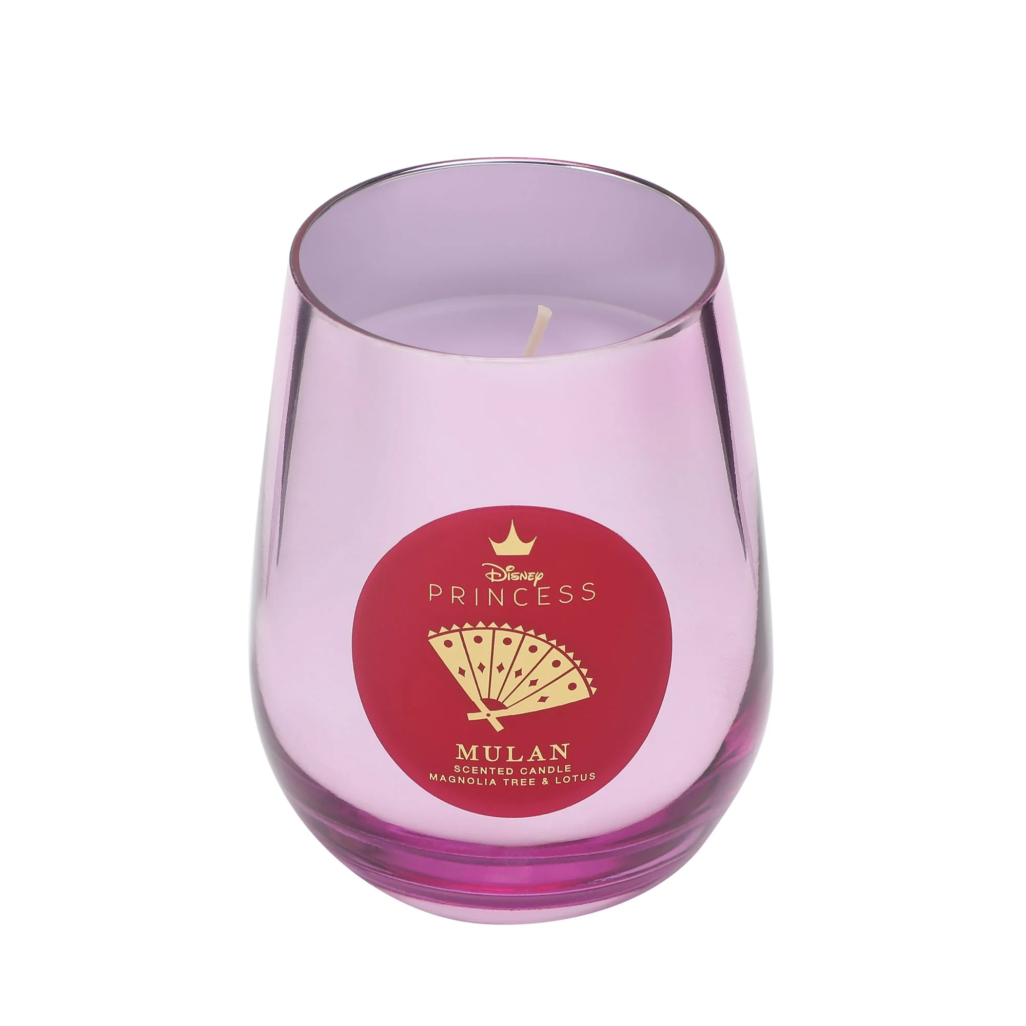 Mulan Magnolia & Lotus Blossom Foiled Glass Candle